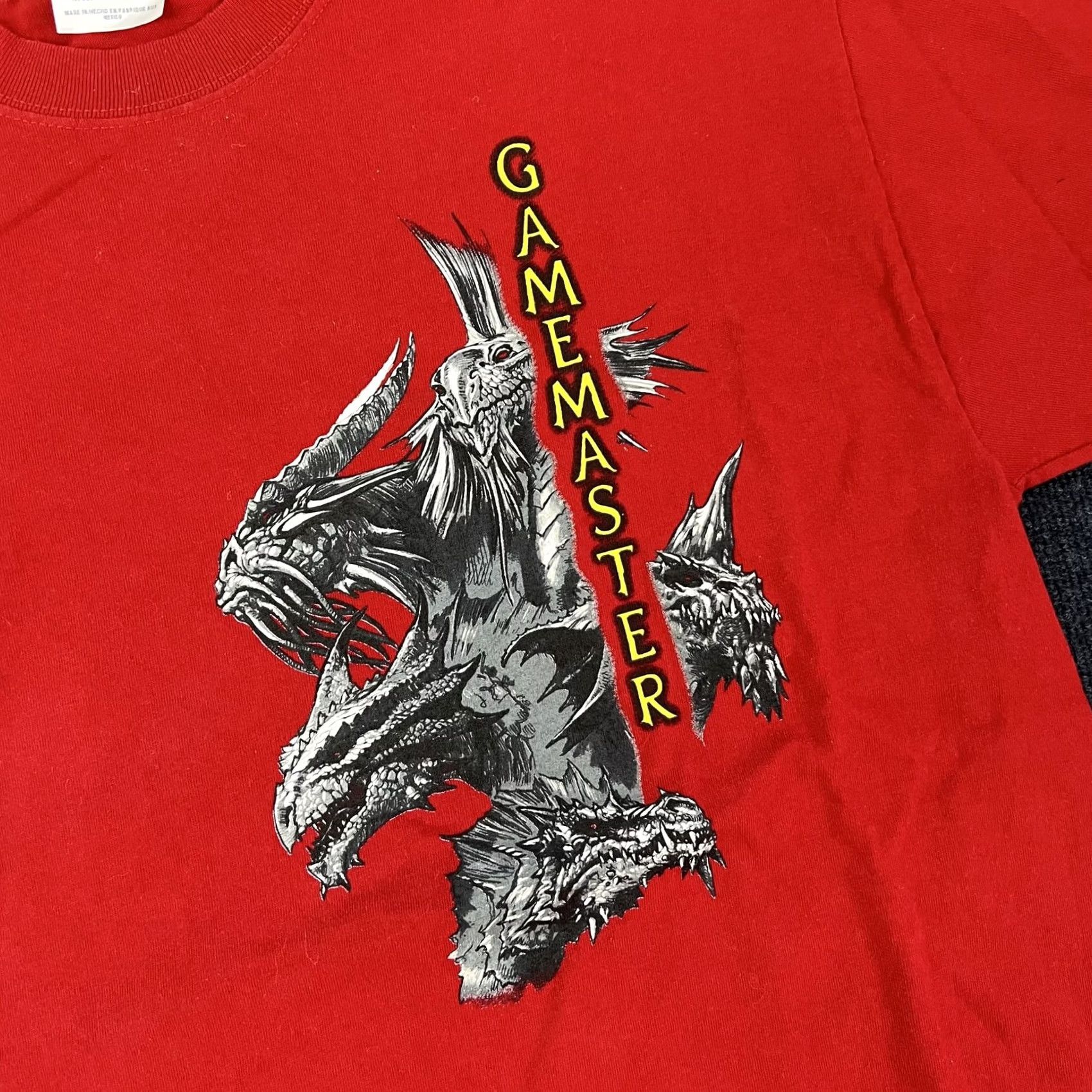 Jerzees Mens XL Red Dragon Fantasy Gaming Graphic Tee T-Shirt Y2K Gamemaster Size US XL / EU 56 / 4 - 2 Thumbnail