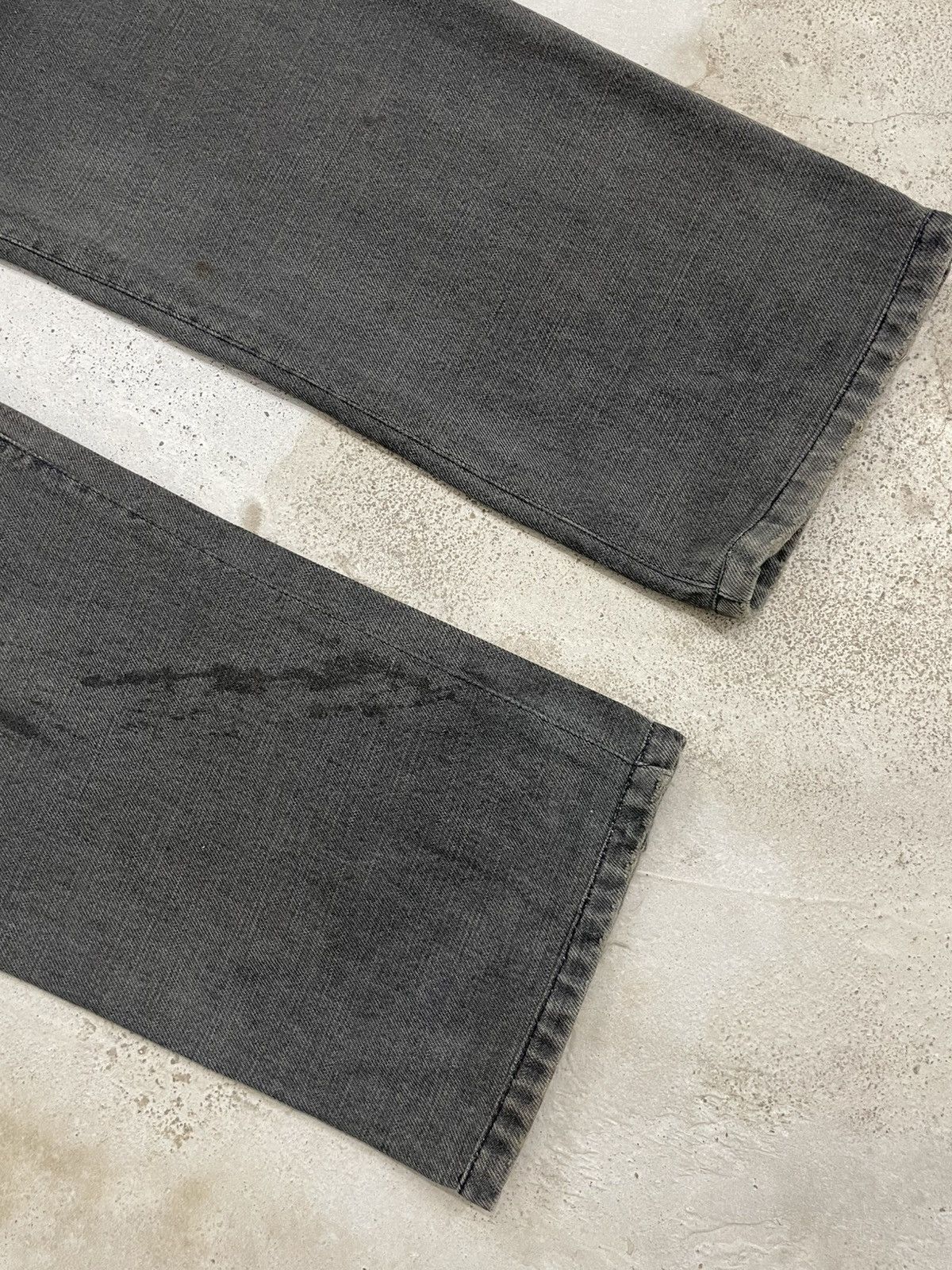 Emporio Armani Emperio Armani Distress Repaired Two Tone Denim Buttonfly Size US 35 - 5 Thumbnail