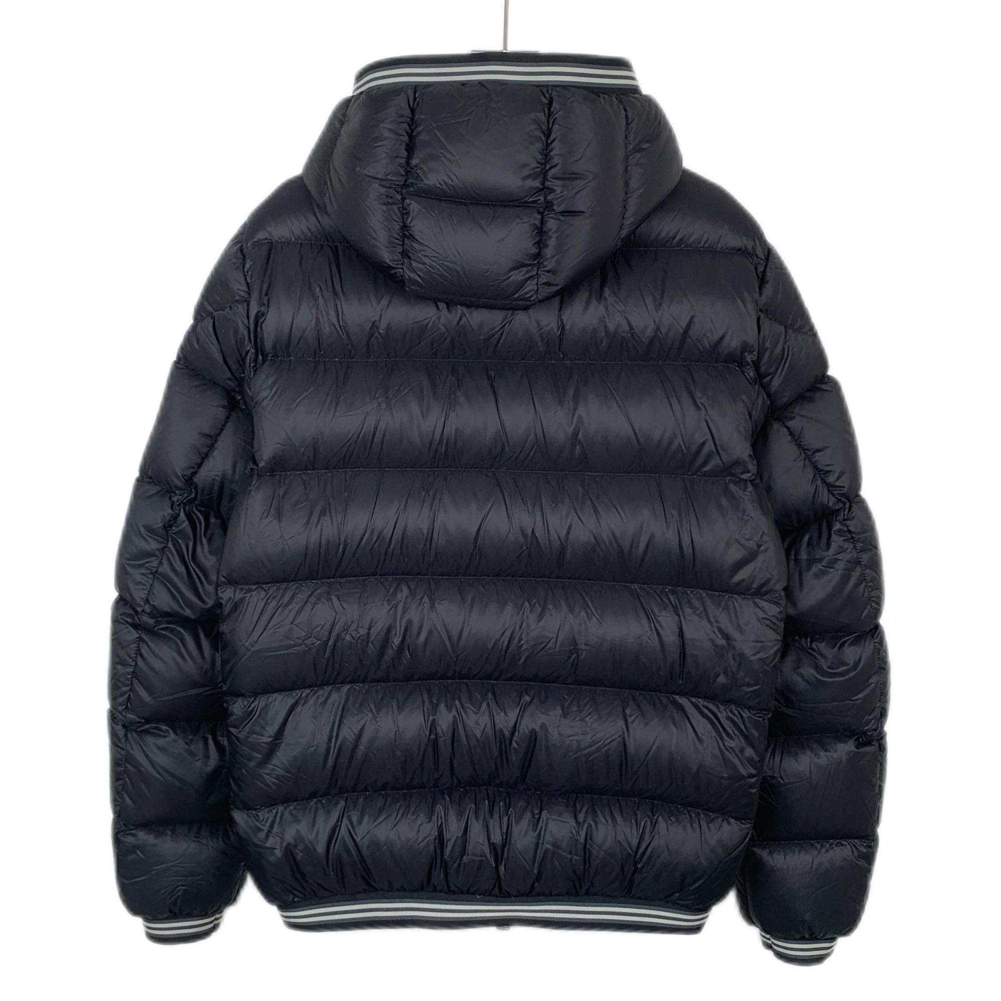 Moncler Moncler Jeanbart Navy Hooded Down Jacket with Logo (Size S) Size US S / EU 44-46 / 1 - 8 Thumbnail