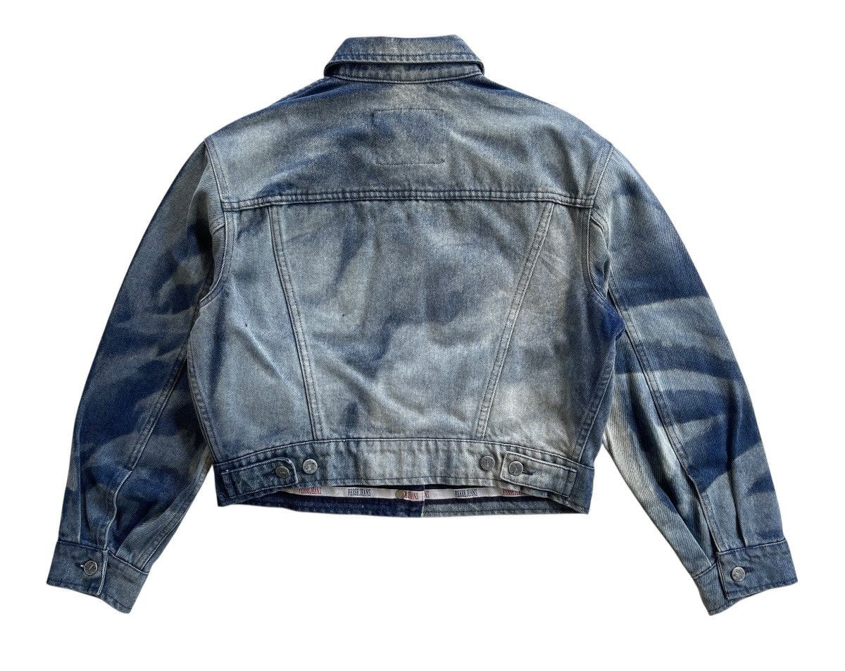 Ferre Ferre Jeans Acid Wash Denim Jacket Size XS / US 0-2 / IT 36-38 - 4 Thumbnail
