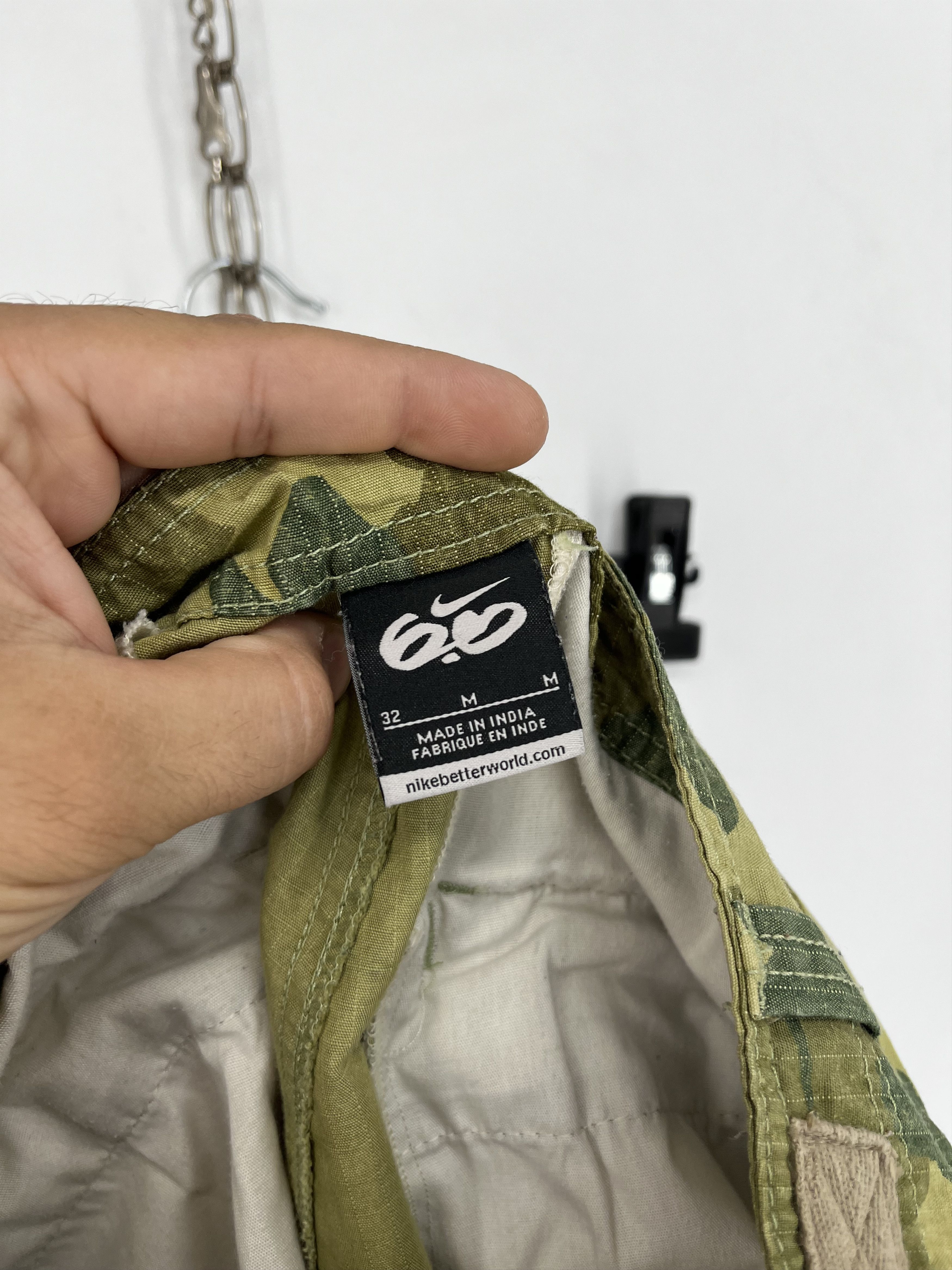 Nike NIKE 6.0 Mens Cargo Shorts Green Camouflage Size 32 Size US 32 / EU 48 - 13 Thumbnail