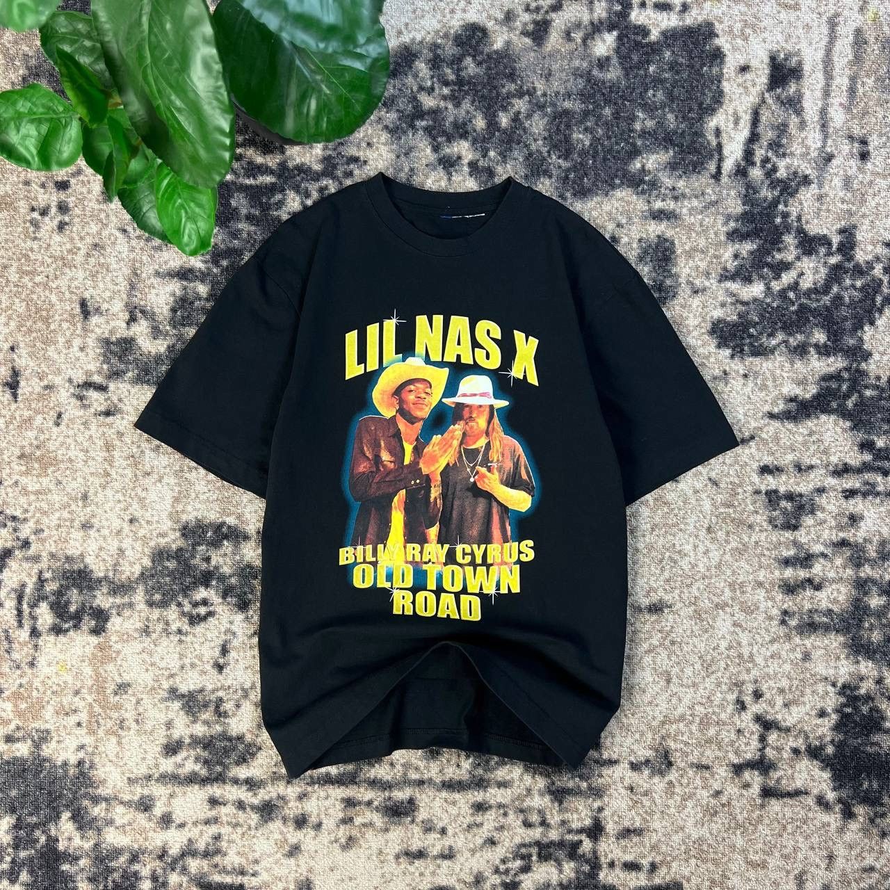 Rap Tees Lil Nas Old Town Road Big Logo Rap T-Shirt 1TS103 Size US S / EU 44-46 / 1 - 1 Thumbnail