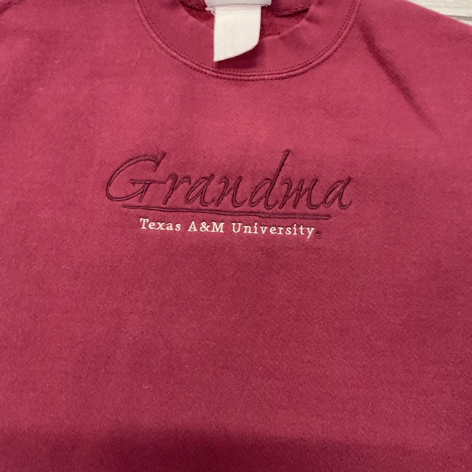 Vintage Vintage Texas A&M University Grandma Crewneck Sweatshirt Size M / US 6-8 / IT 42-44 - 4 Thumbnail