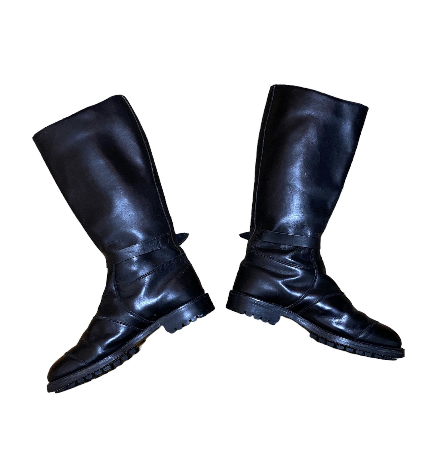 Lewis Leathers Rare Vintage 80s Lewis Leathers Racing Boots Aviakit England Size US 9 / EU 42 - 7 Thumbnail