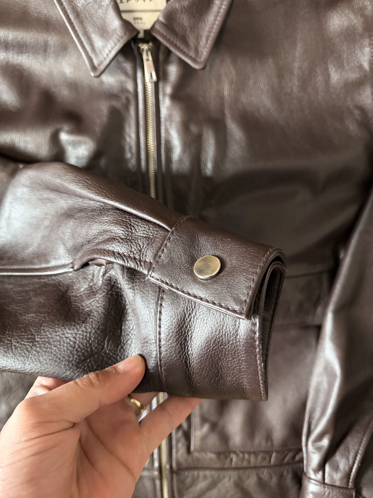 Edwin Edwin Dogma Leather Jacket Size US M / EU 48-50 / 2 - 3 Thumbnail