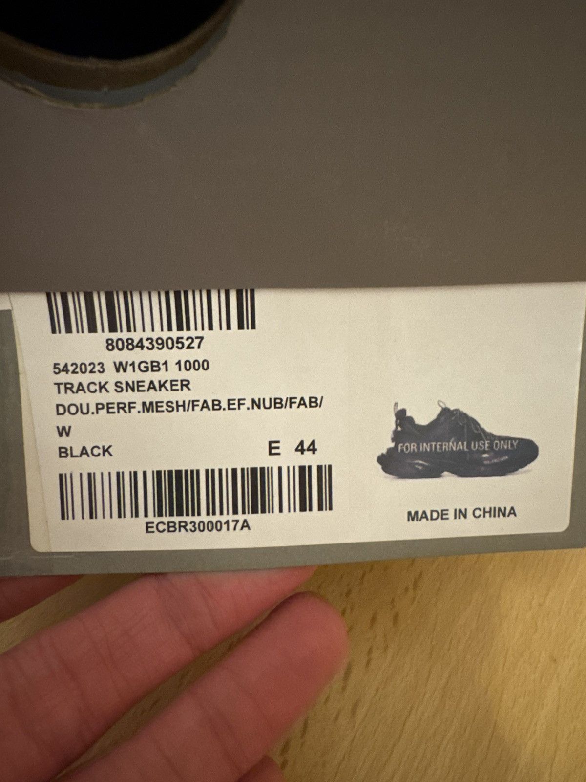 Balenciaga Balenciaga Track Triple Black Size US 11 / EU 44 - 17 Thumbnail