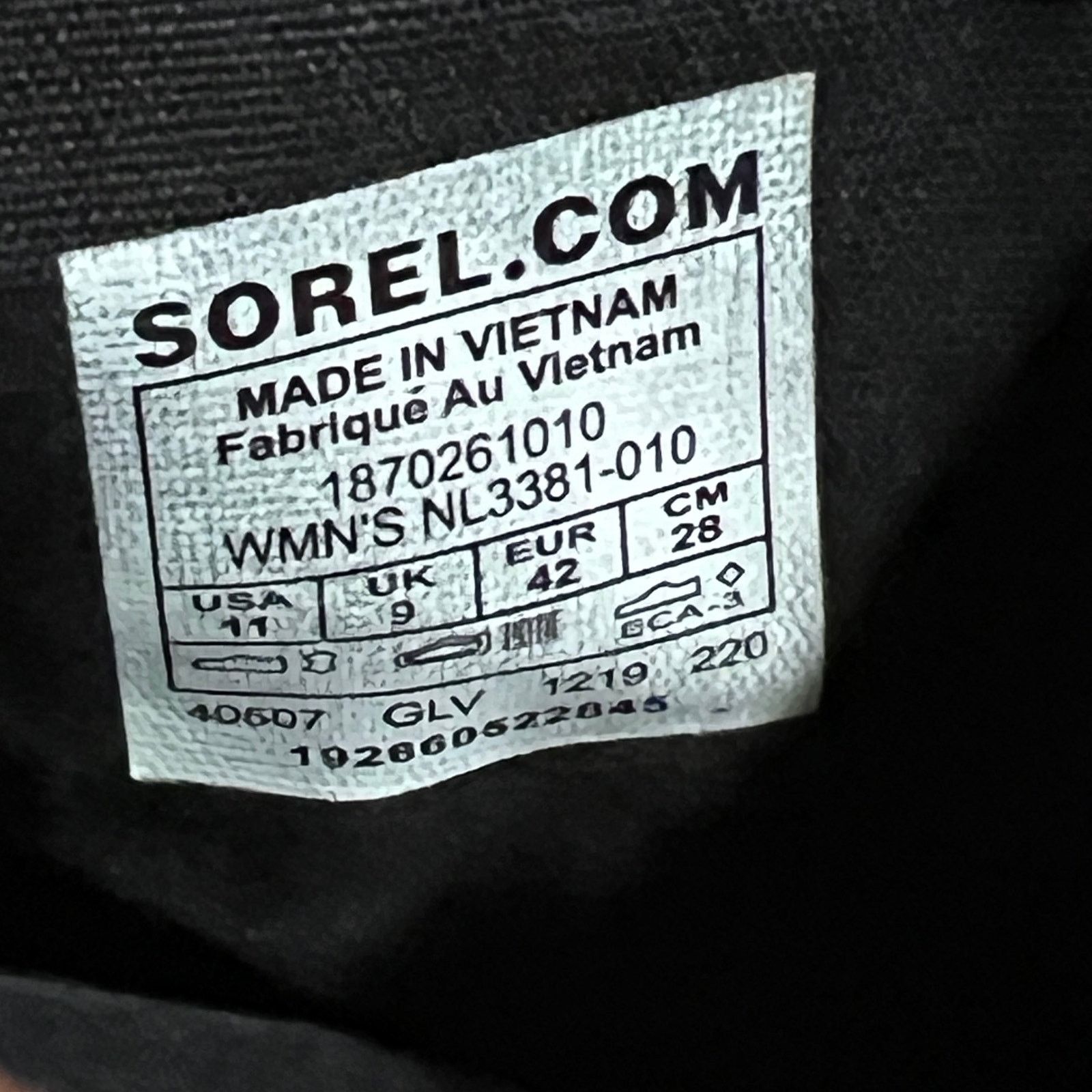 SOREL Sorel Women’s Cate Bootie Waterproof Leather Ankle Boots Size US 11 / IT 41 - 3 Thumbnail