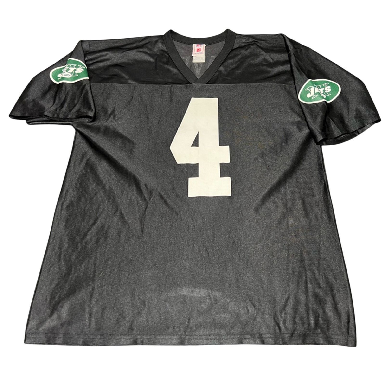 NFL RARE VINTAGE REEBOK BRETT FAVRE NEW YORK JETS JERSEY-LARGE Size US L / EU 52-54 / 3 - 1 Thumbnail