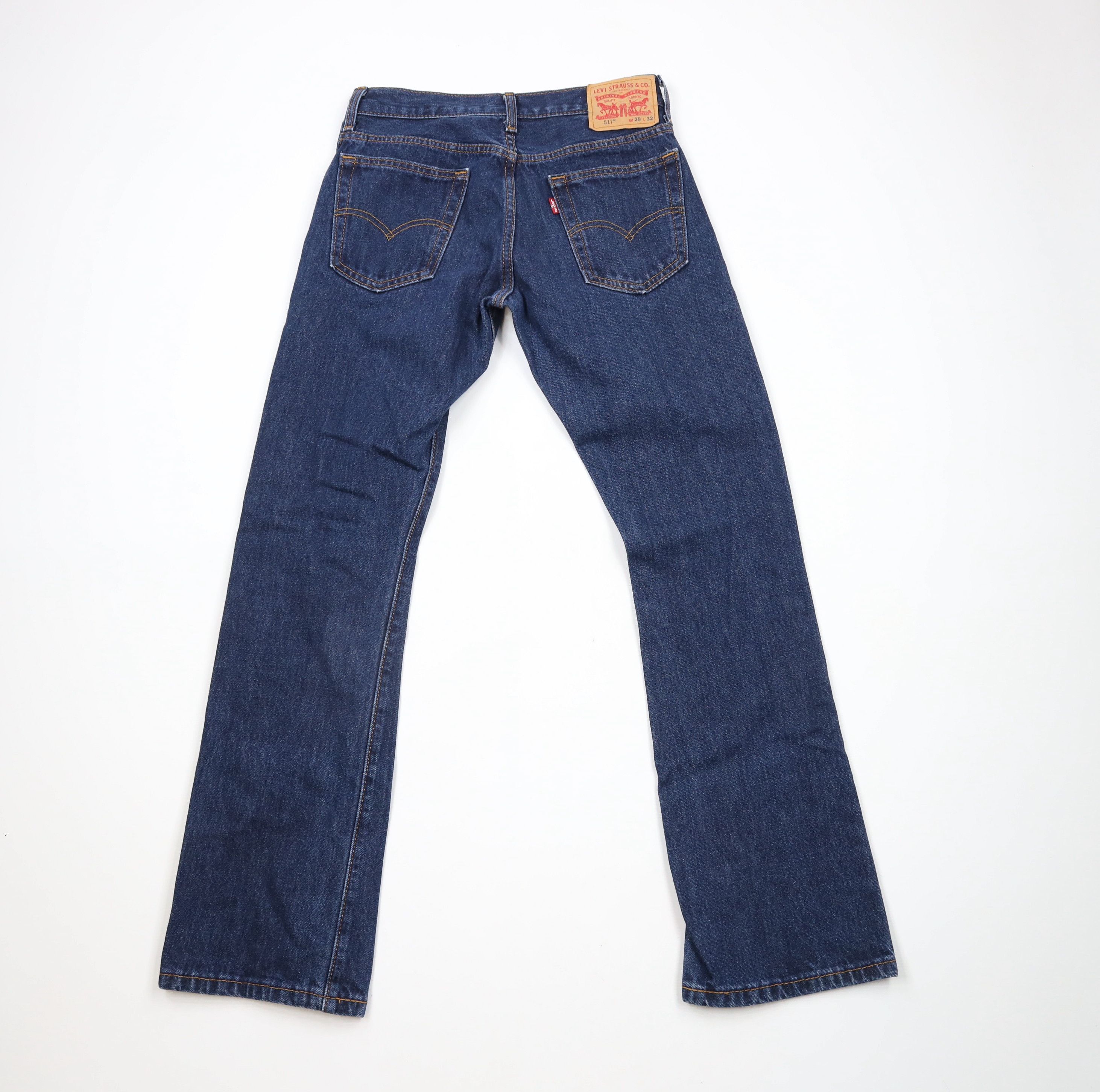 Levi's Vintage Y2K Levis 517 Flared Bootcut Denim Jeans Blue Size US 29 - 11 Thumbnail