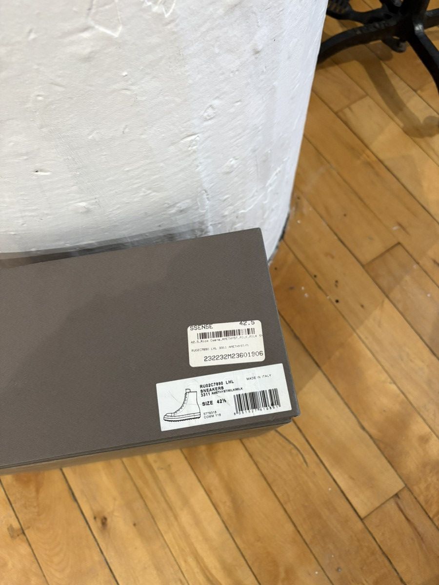 Rick Owens Rick Owens FW23 "Luxor" Amethyst pony hair ramones Size US 9.5 / EU 42-43 - 11 Thumbnail
