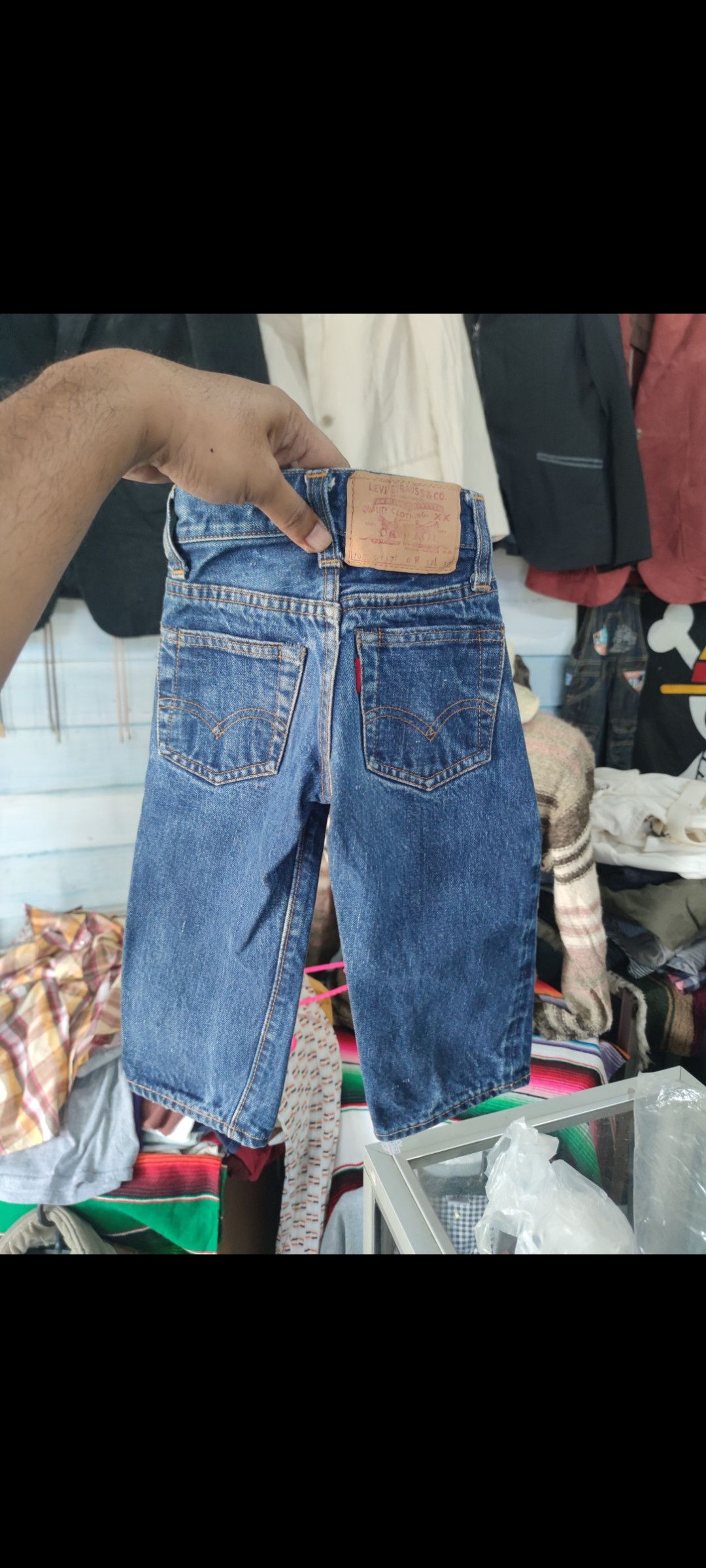 Levi's × Vintage VINTAGE 60S LEVI'S STRAUSS TODDLER SIZE 0 SELVEDGE JEAN Size US 26 / EU 42 - 1 Thumbnail