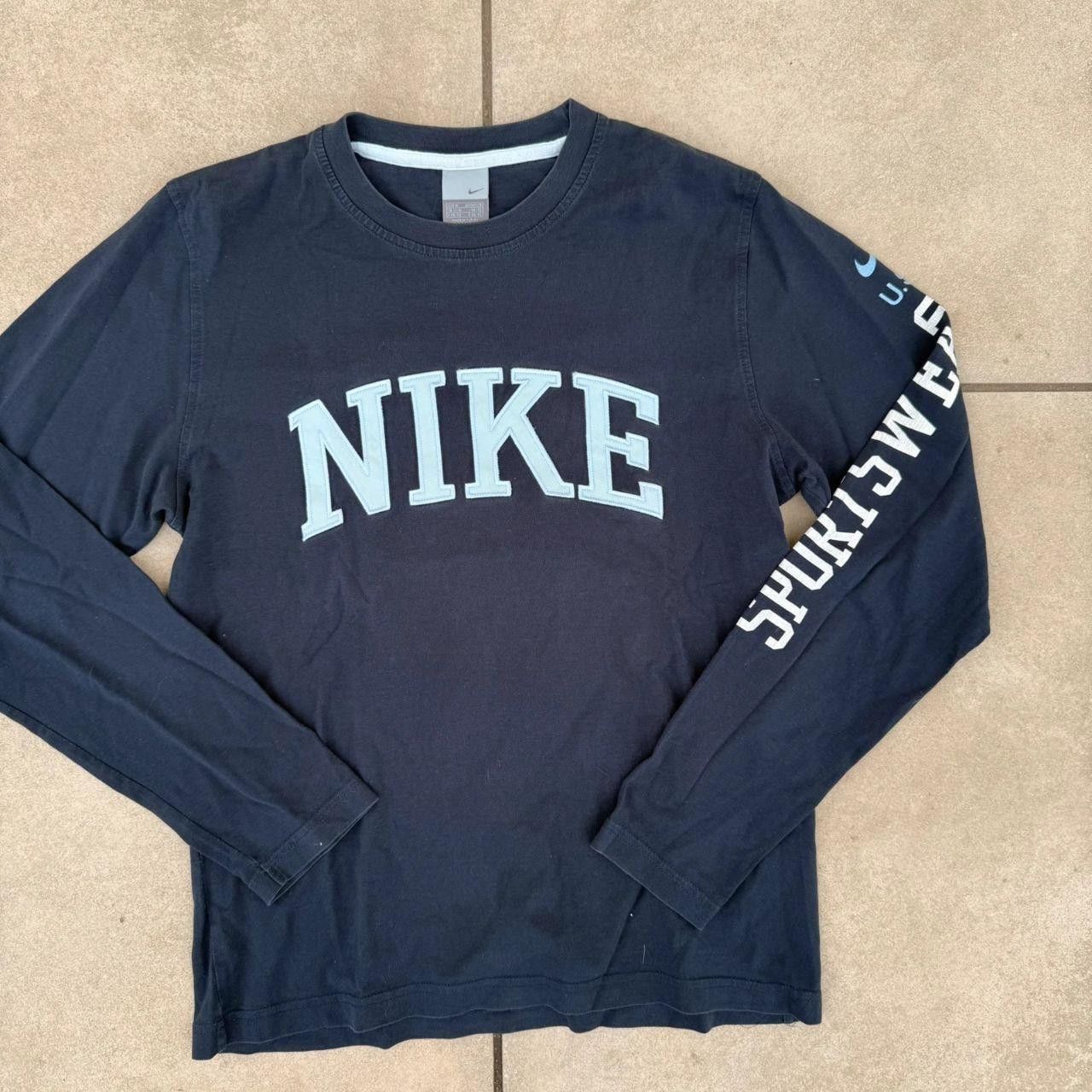 Nike Nike Sweatshirt Vintage Retro y2k Navy Size US S / EU 44-46 / 1 - 3 Thumbnail