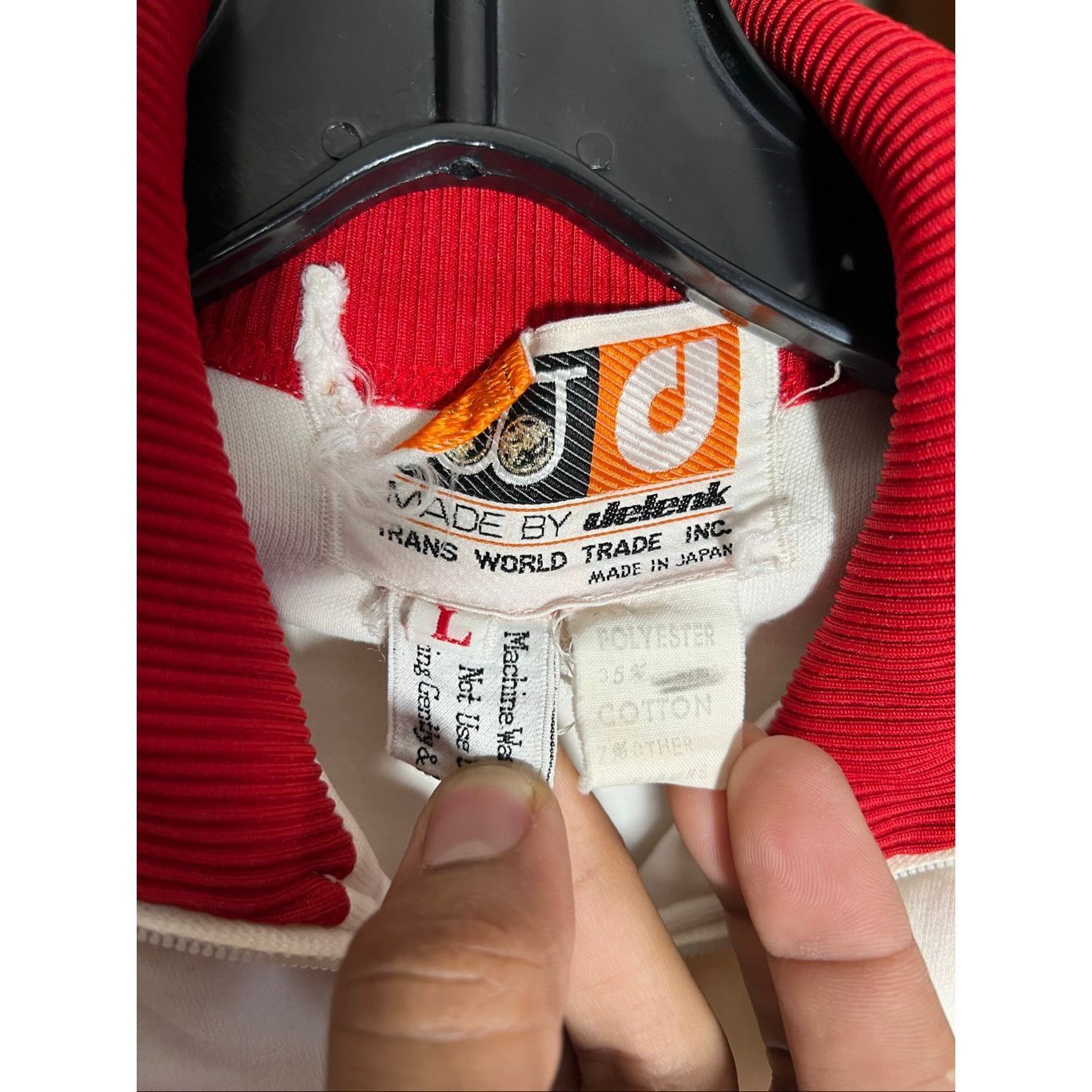 Vintage Vintage 70s Jelenk Japan Alabama Crimson Tide Track Jacket Size US L / EU 52-54 / 3 - 5 Thumbnail