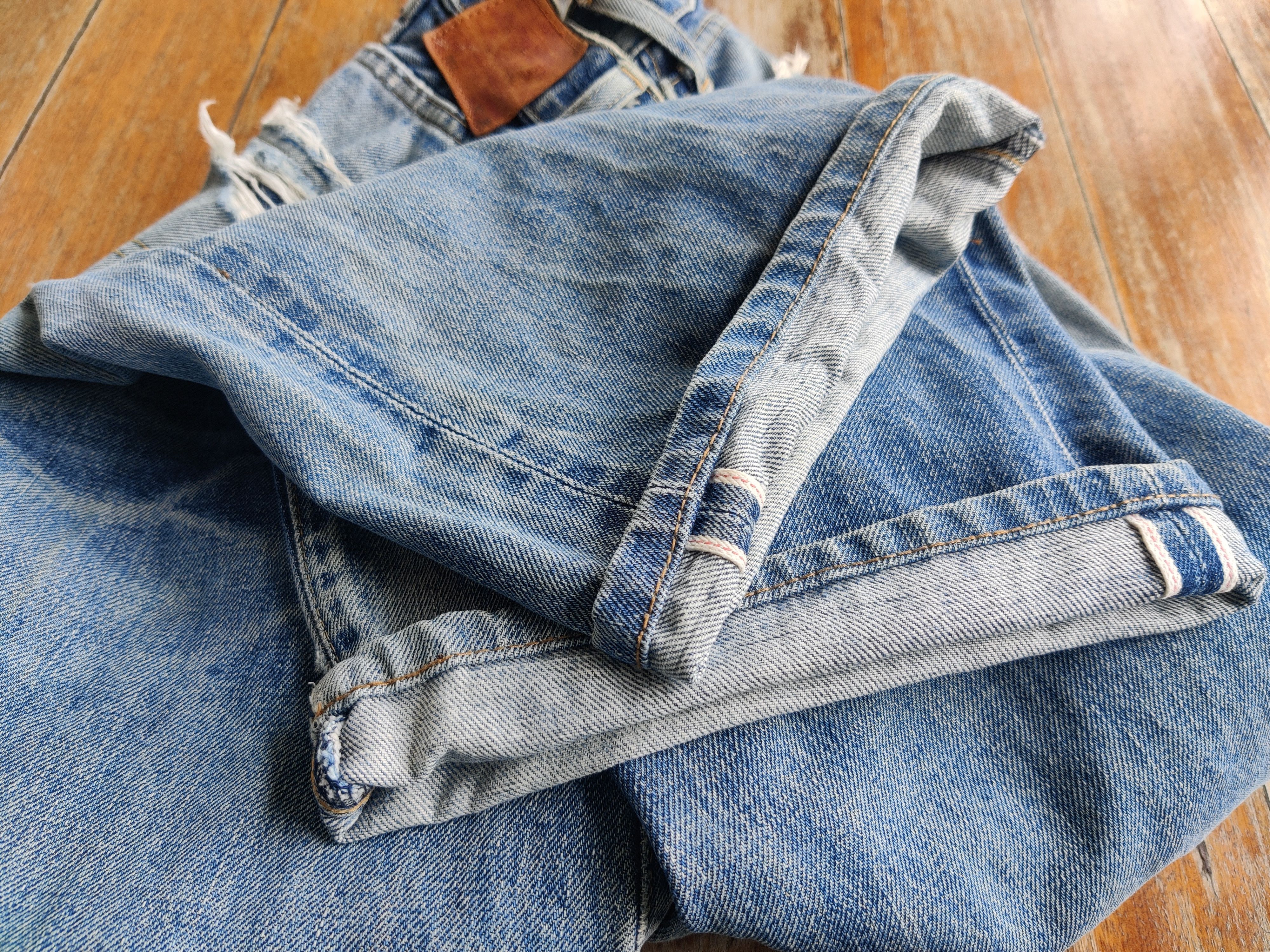 Japanese Brand × Levi's Vintage Clothing Vintage Levi's 702 Big E Selvedge Buckle Back Grunge Size US 30 / EU 46 - 16 Thumbnail