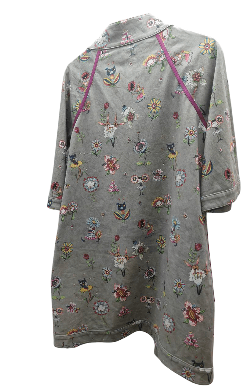 Comme des Garcons Japanese Olleborebla Printed Artwork Cardigan Size US M / EU 48-50 / 2 - 4 Thumbnail