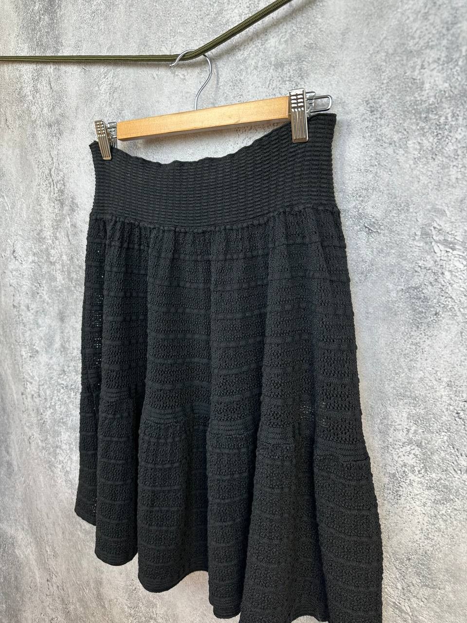 Alaia Alaia Paris Sculpted Textured Knit Skirt High Waist Size 26" / US 2 / IT 38 - 5 Thumbnail