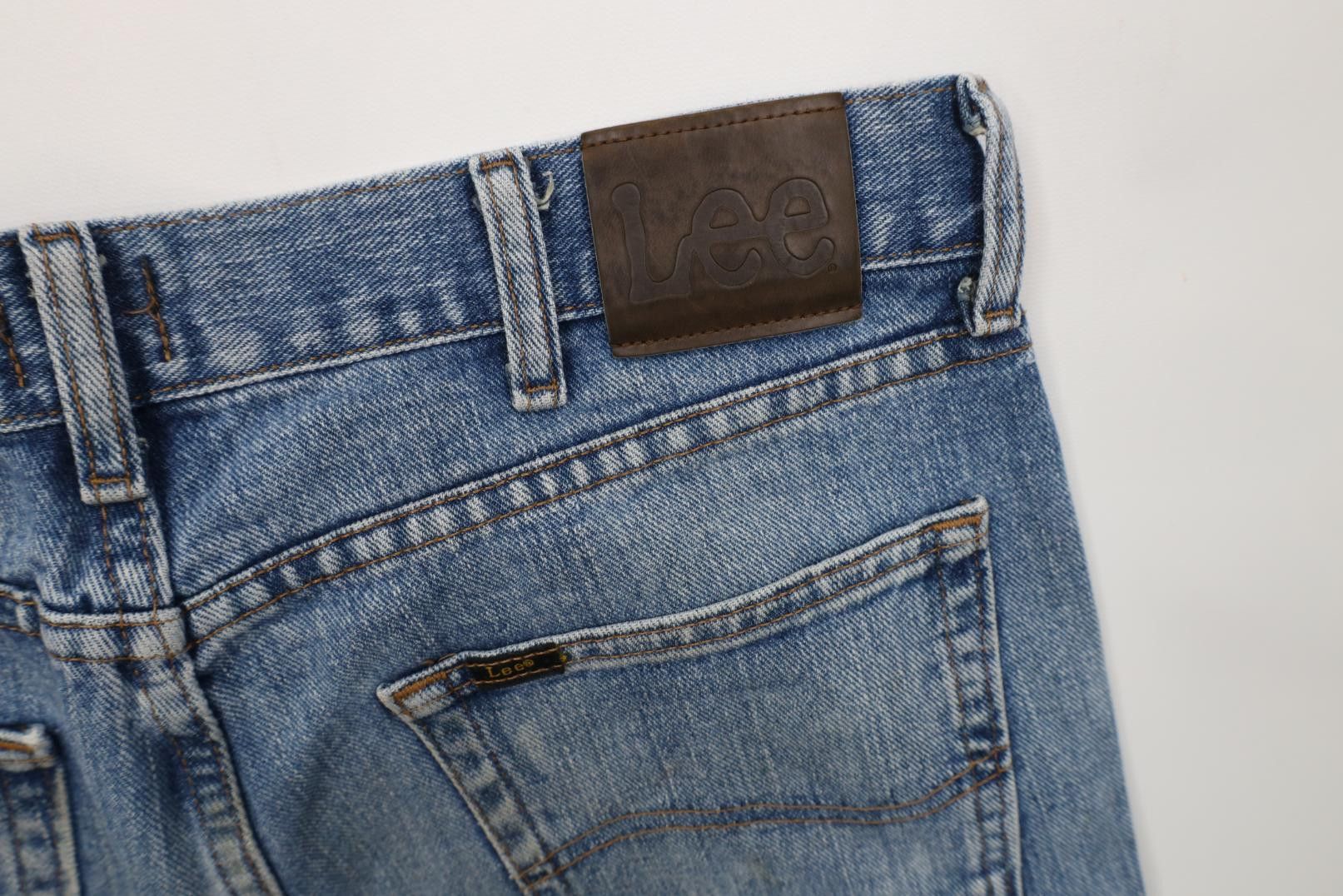 Lee Vintage Y2K Lee Regular Straight Leg Denim Jeans Blue Cotton Size US 33 - 15 Thumbnail