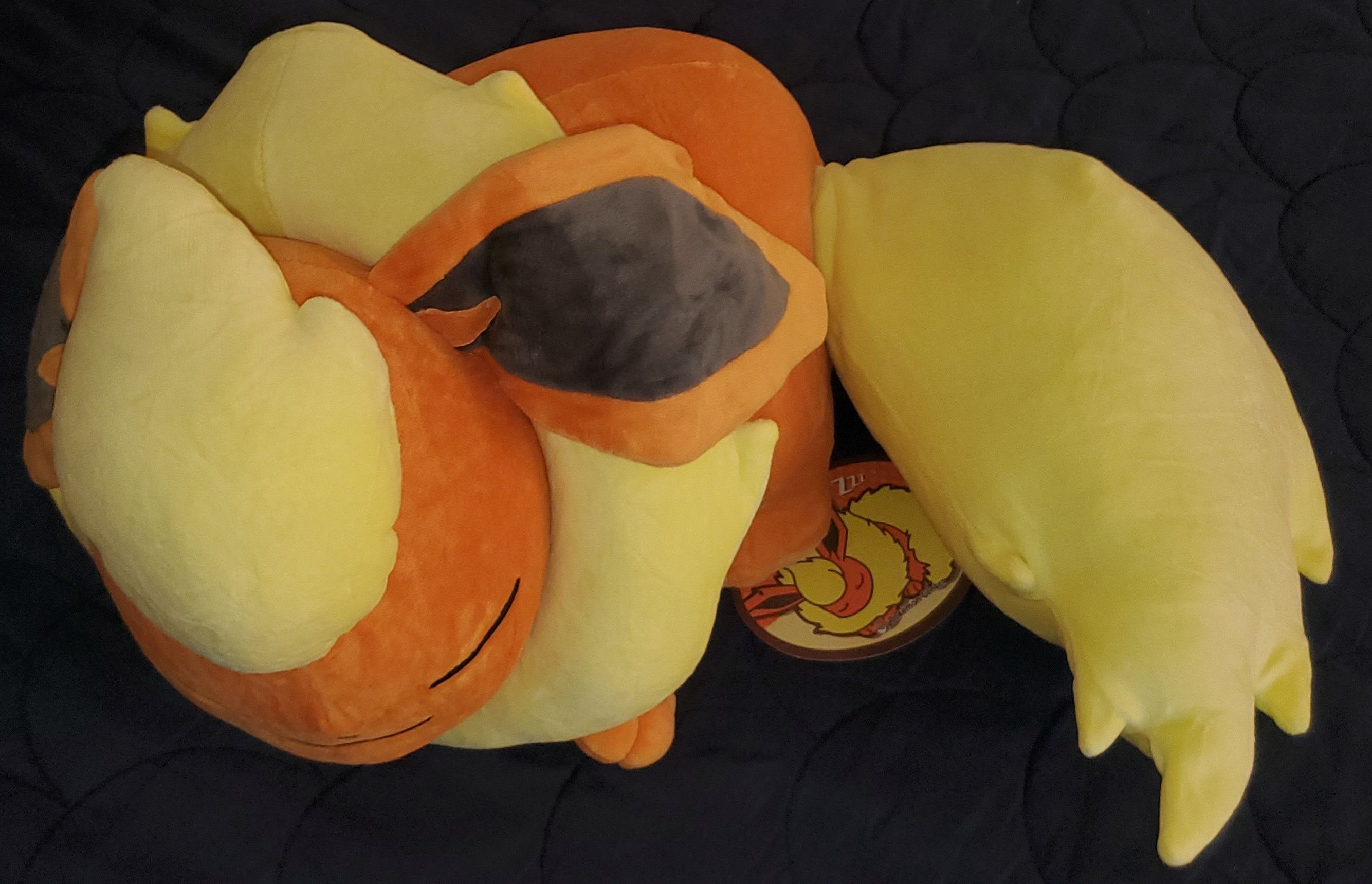 Pokemon Pokemon Center Flareon Sleeper Plush Eeveelution Authentic Size ONE SIZE - 2 Thumbnail