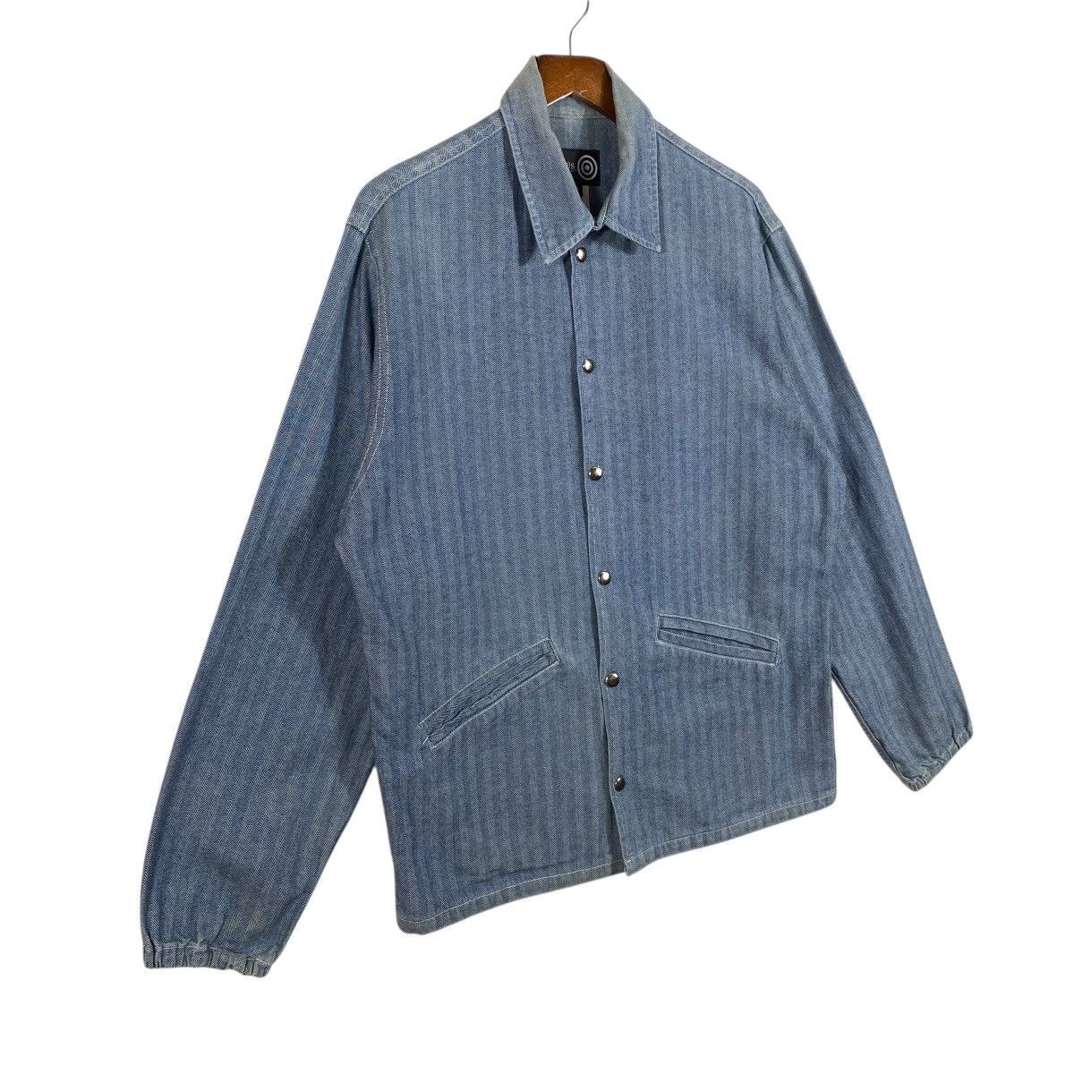 South2 West8 South2 West8 HBT Coach Jacket Blue Herringbone Twill Denim Size US M / EU 48-50 / 2 - 3 Thumbnail