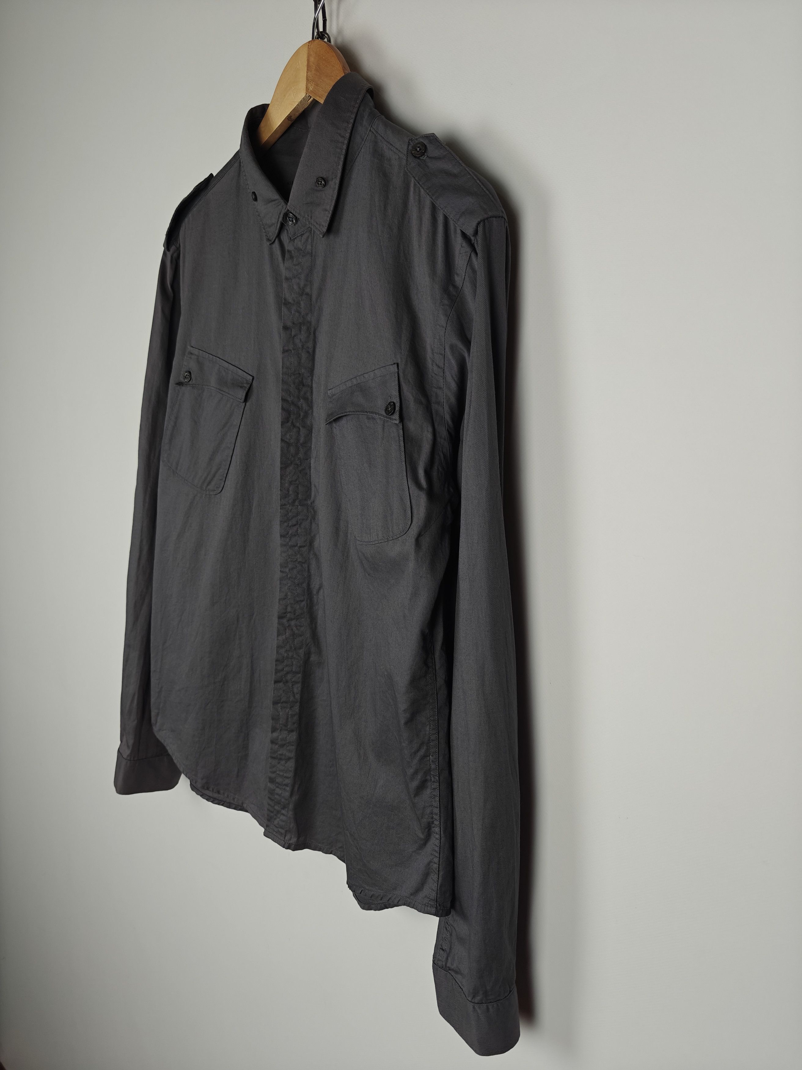 Allsaints Allsaints Shirt Metamorphosis Pockets Gray size M Size US M / EU 48-50 / 2 - 5 Thumbnail