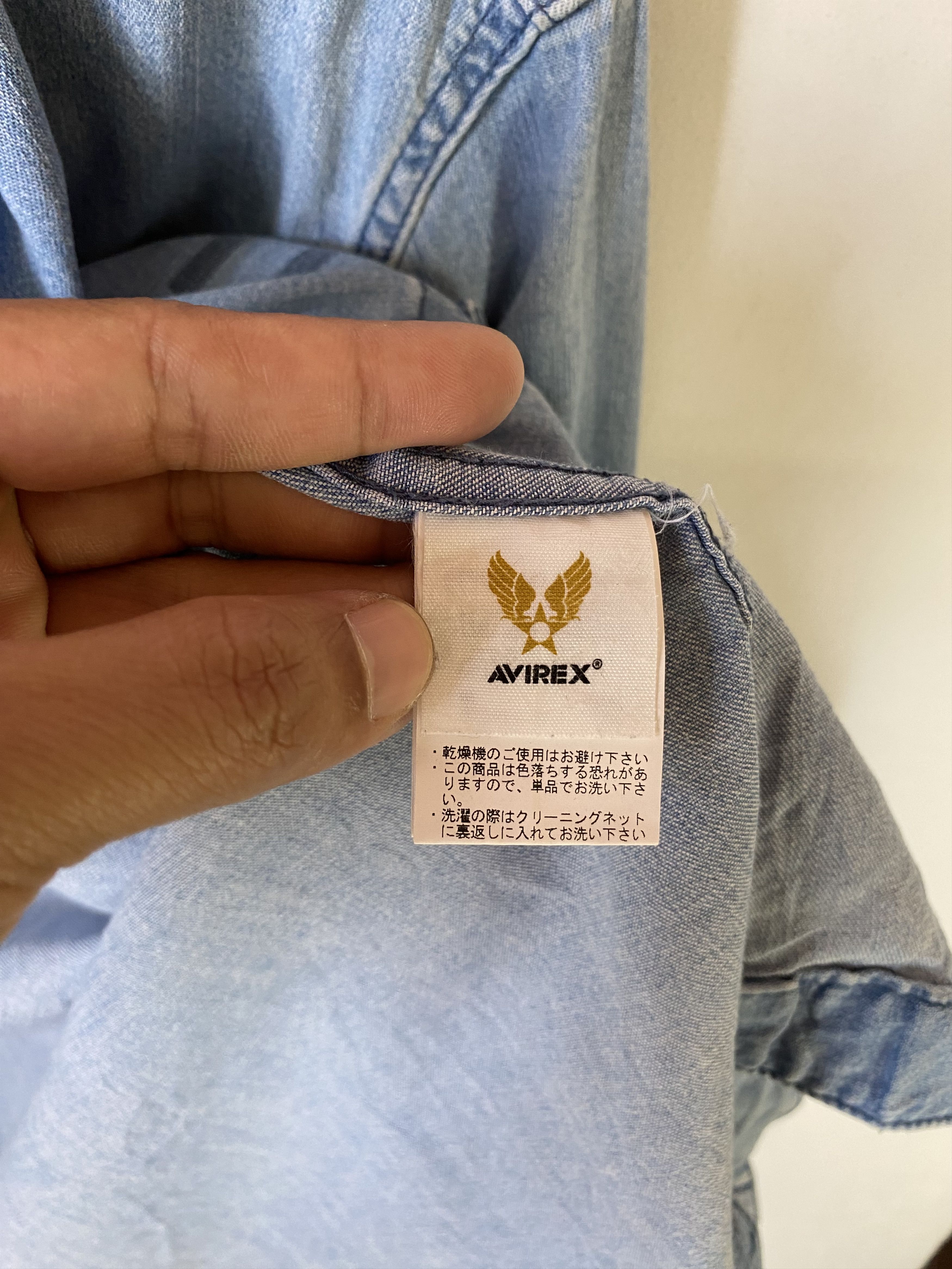 Avirex Avirex United states navy chambray hoodie jacket Size US S / EU 44-46 / 1 - 11 Thumbnail