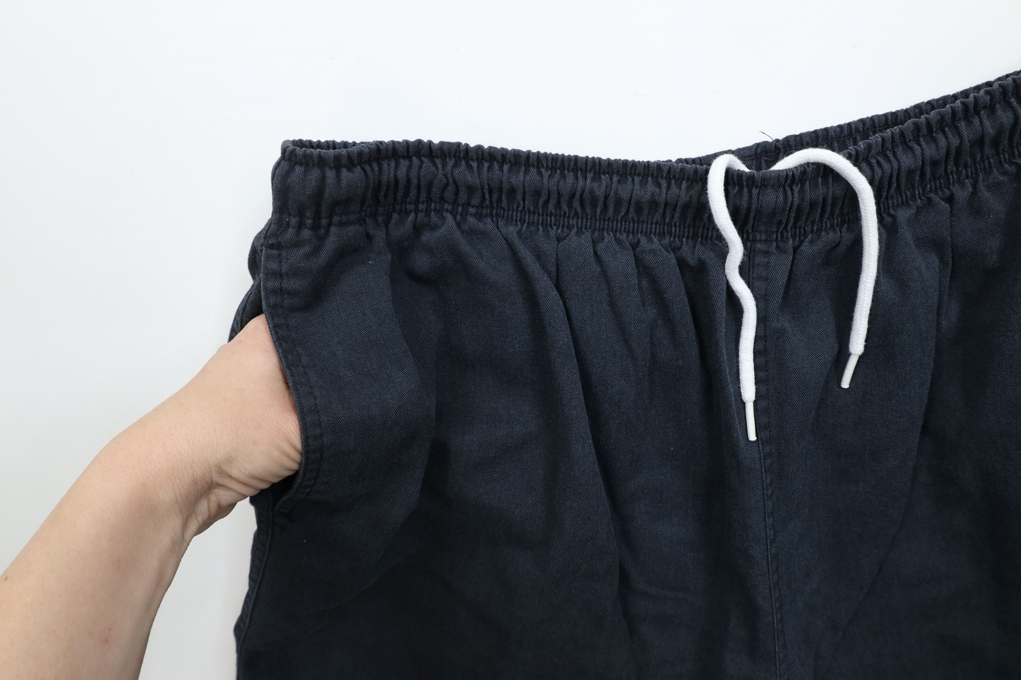Lands' End × Vintage Vintage 90s Lands End Above Knee Cotton Shorts Black USA Size US 36 / EU 52 - 5 Thumbnail