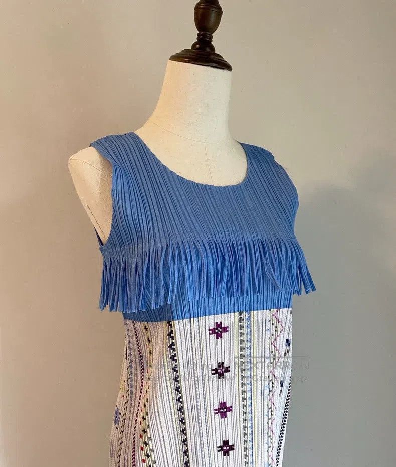 Issey Miyake Issey Miyake Tassel Dress Size L / US 10 / IT 46 - 3 Thumbnail