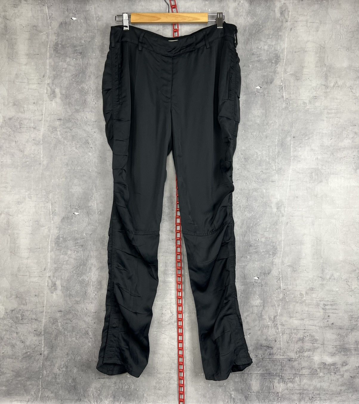 Prada Prada Milano Black Tab Viscose Women’s Pants Sz 42 Size 28" / US 6 / IT 42 - 2 Thumbnail