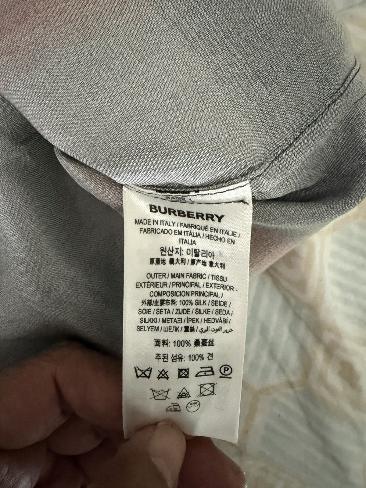 Burberry Burberry Silk Shirt Size US S / EU 44-46 / 1 - 6 Thumbnail
