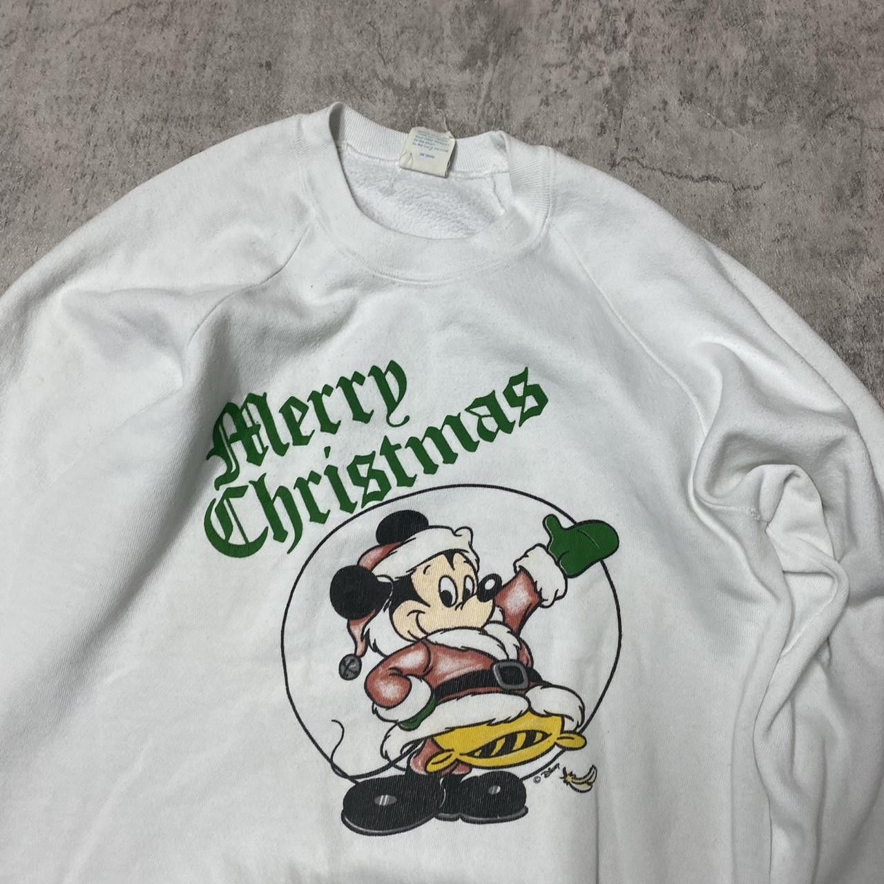 Other White Christmas micky mouse Hoodie vinatge Size US M / EU 48-50 / 2 - 2 Thumbnail