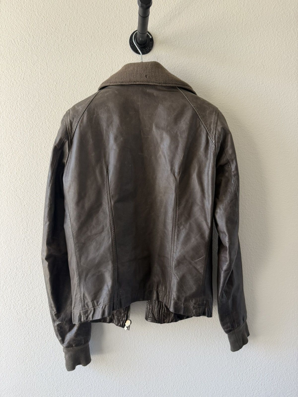 Rick Owens FW11 Calfskin Intarsia Leather Jacket S Size US S / EU 44-46 / 1 - 7 Thumbnail