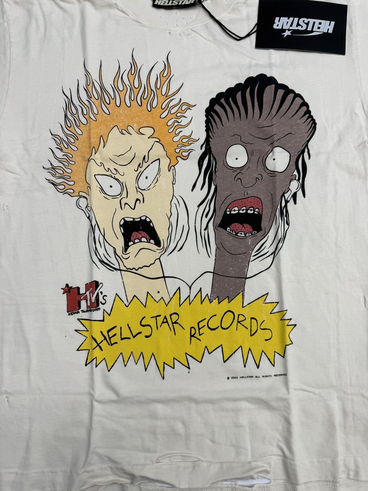 HELLSTAR Hellstar Beevus & Butthead T-shirt Size US S / EU 44-46 / 1 - 2 Thumbnail