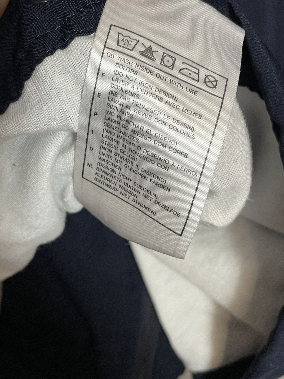 Nike × Vintage Vintage 90s Nike Blue Track Jacket Court Challenger Size US L / EU 52-54 / 3 - 14 Thumbnail
