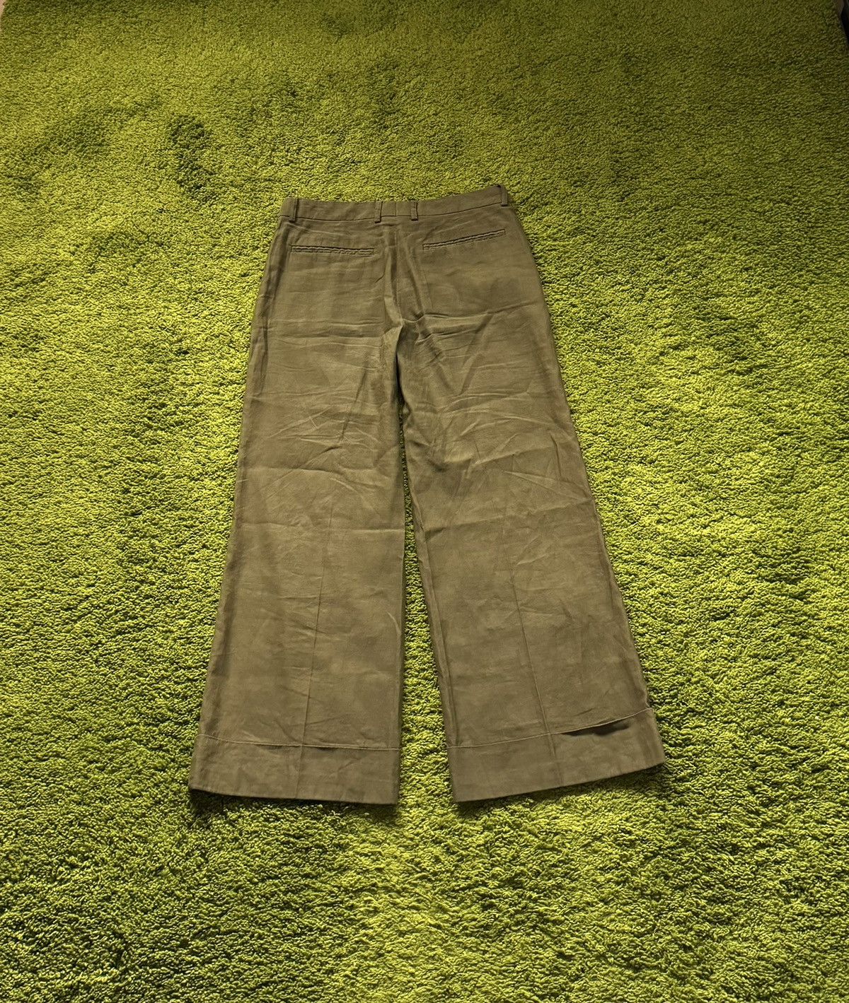 Designer × Dries Van Noten Dries Van Noten avant garde linen blend wide leg pants Size 27" / US 4 / IT 40 - 2 Thumbnail