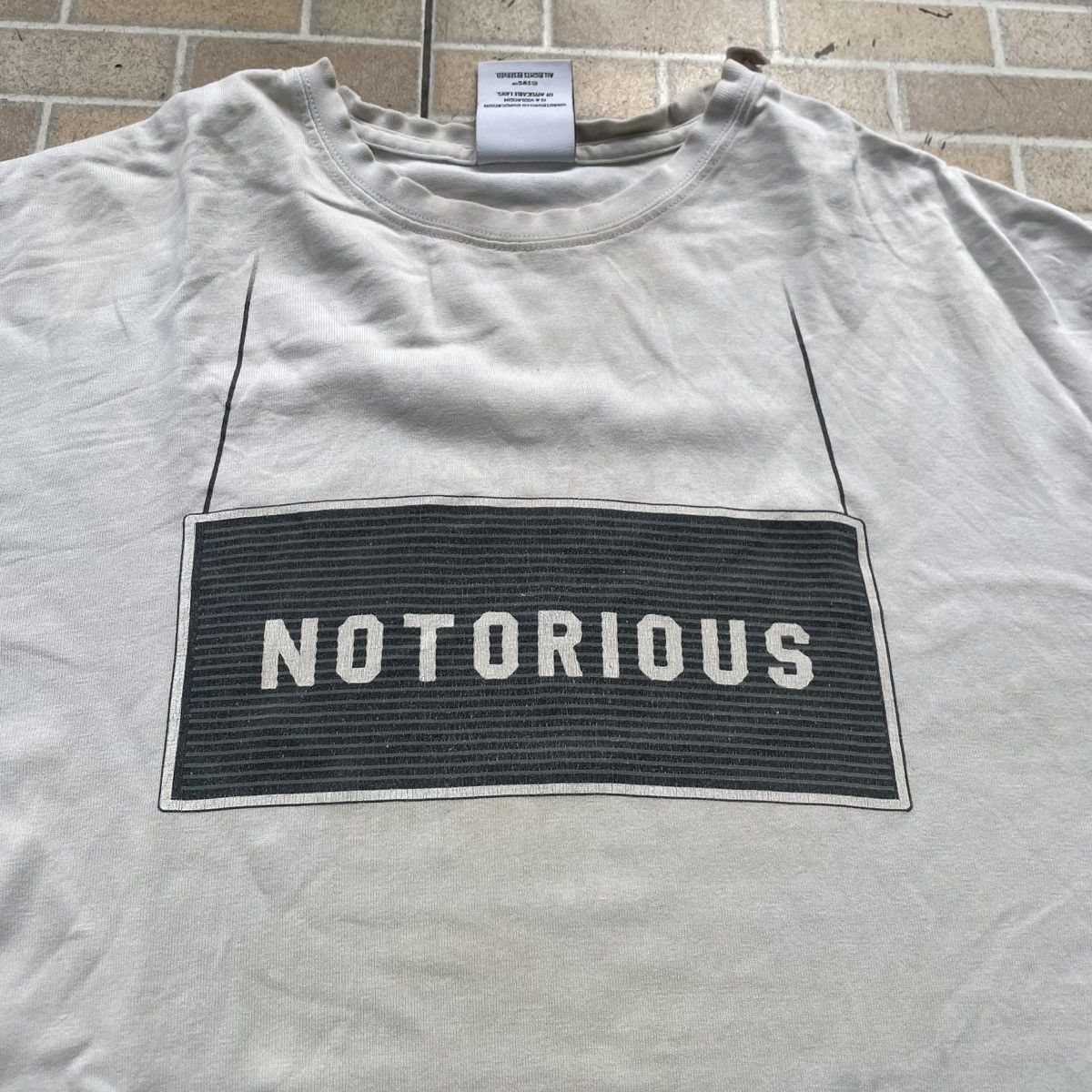 Swagger Swagger “NOTORIOUS” Distress Shirt Vintage Size US L / EU 52-54 / 3 - 3 Thumbnail