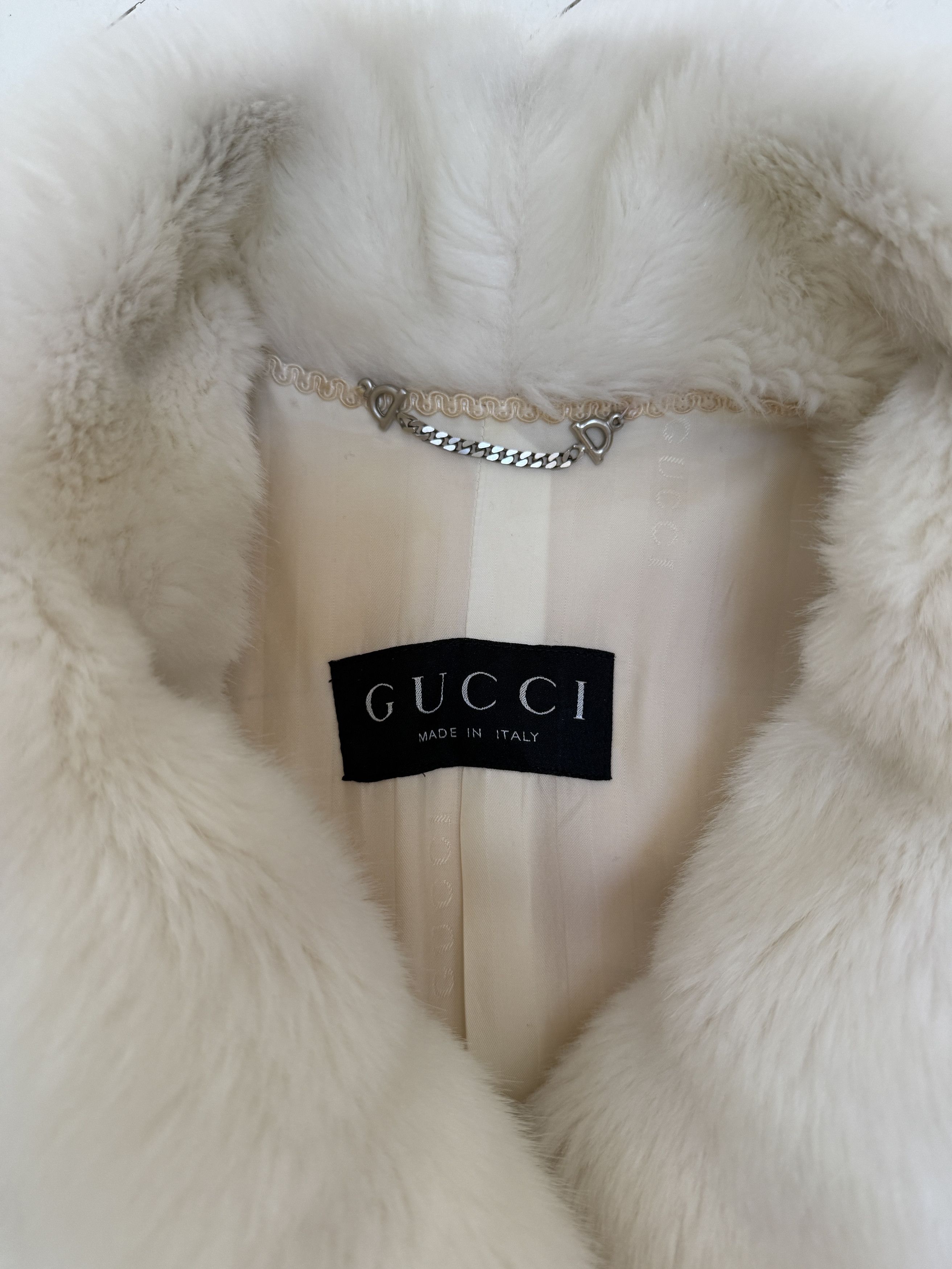 Gucci F/W 1995 runway faux fur coat Size XS / US 0-2 / IT 36-38 - 4 Thumbnail