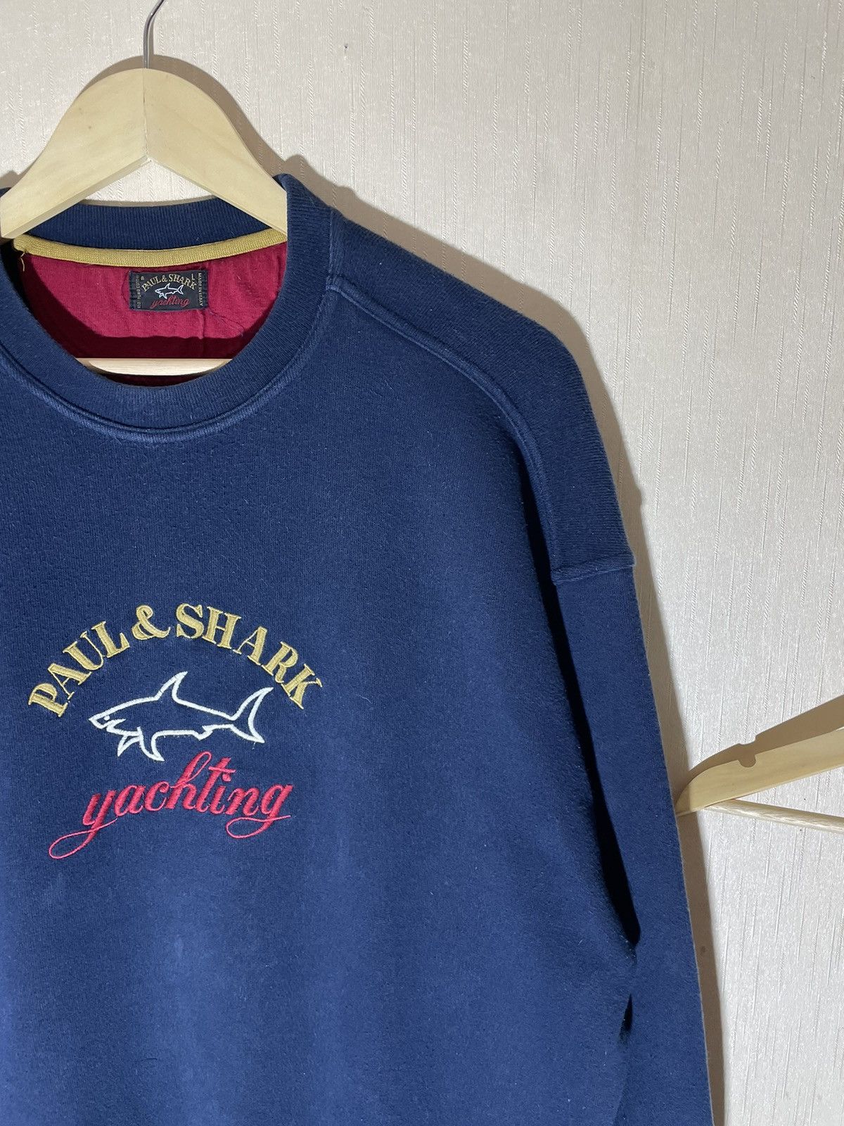 Paul & Shark × Vintage Paul Shark Yachting vintage sweatshirt 90s Size US L / EU 52-54 / 3 - 2 Thumbnail