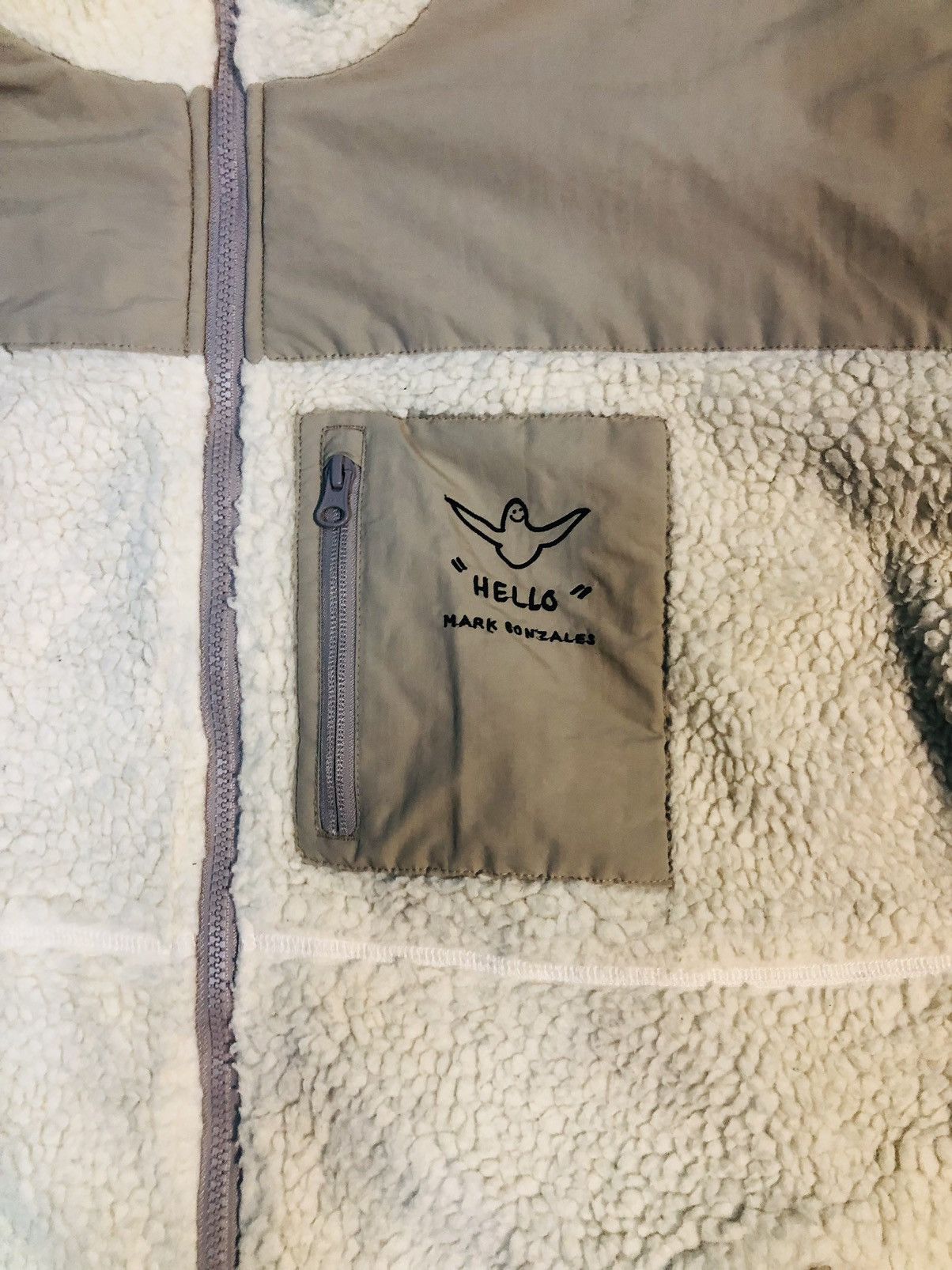 Designer × Japanese Brand Mark Gonzales Fleece Zippered Jacket (29) Size US L / EU 52-54 / 3 - 6 Thumbnail