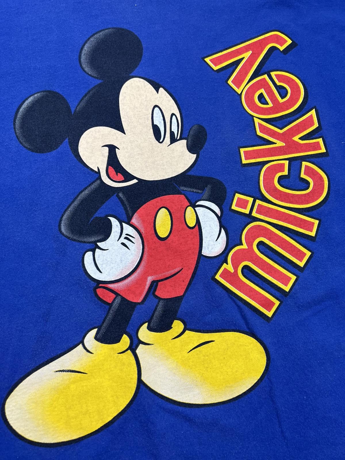 Disney Vintage Mickey Mouse Blue T-Shirt Size ONE SIZE - 2 Thumbnail