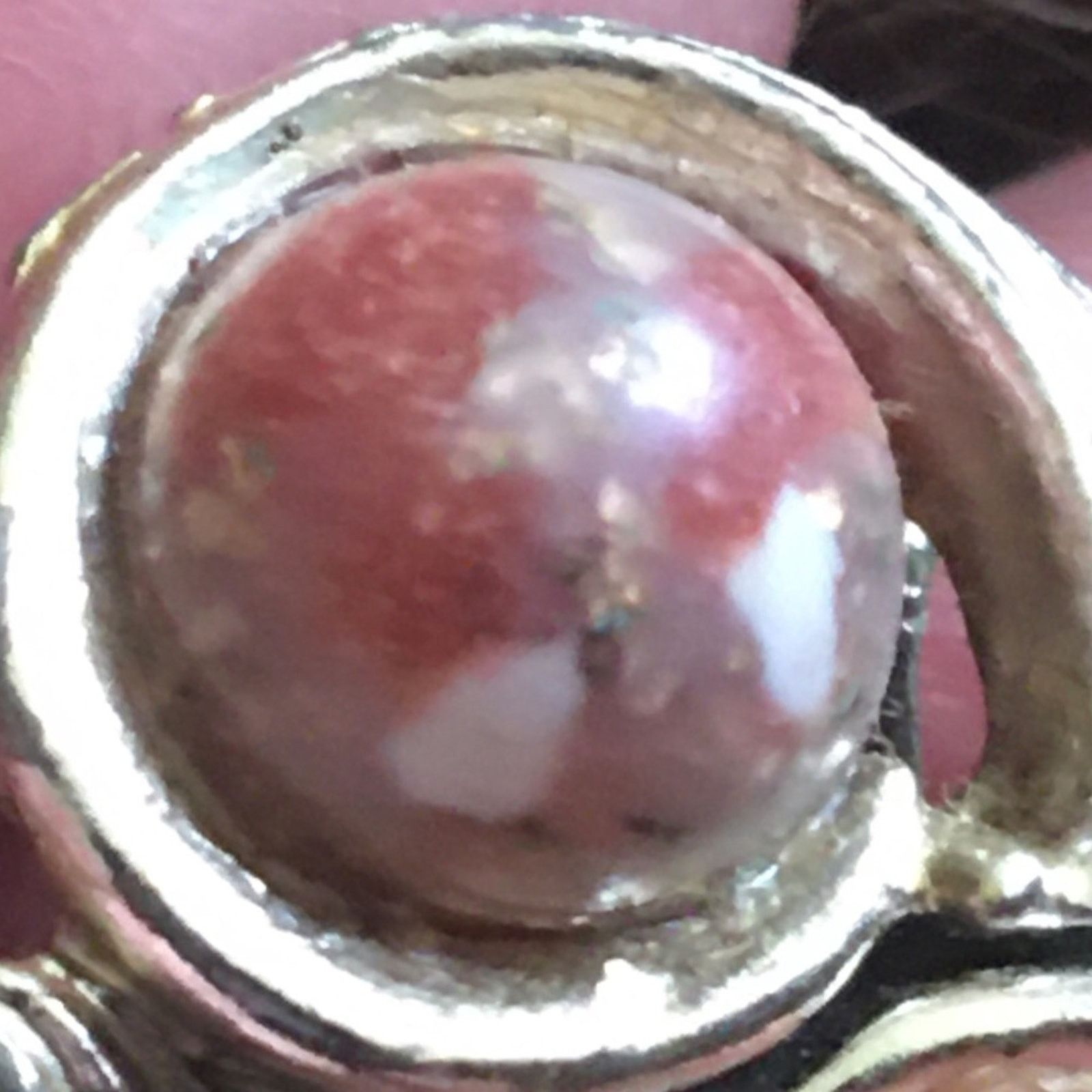 Vintage Vintage 60s brown marble silver tone clip earrings Size ONE SIZE - 7 Thumbnail