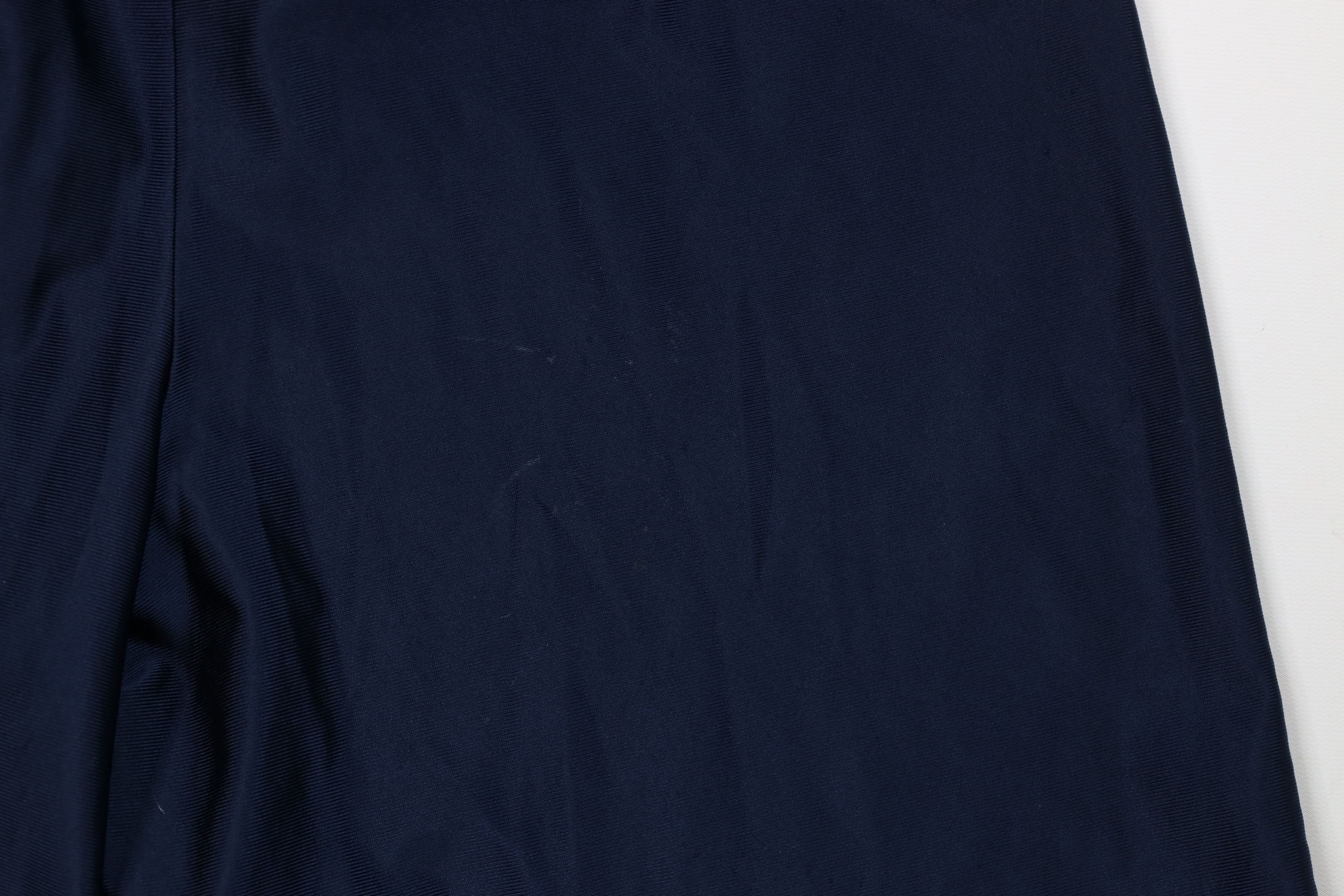 Nike Vintage Nike Mini Swoosh Silky Polyester Shorts Blue Dazzle Size US 36 / EU 52 - 13 Thumbnail