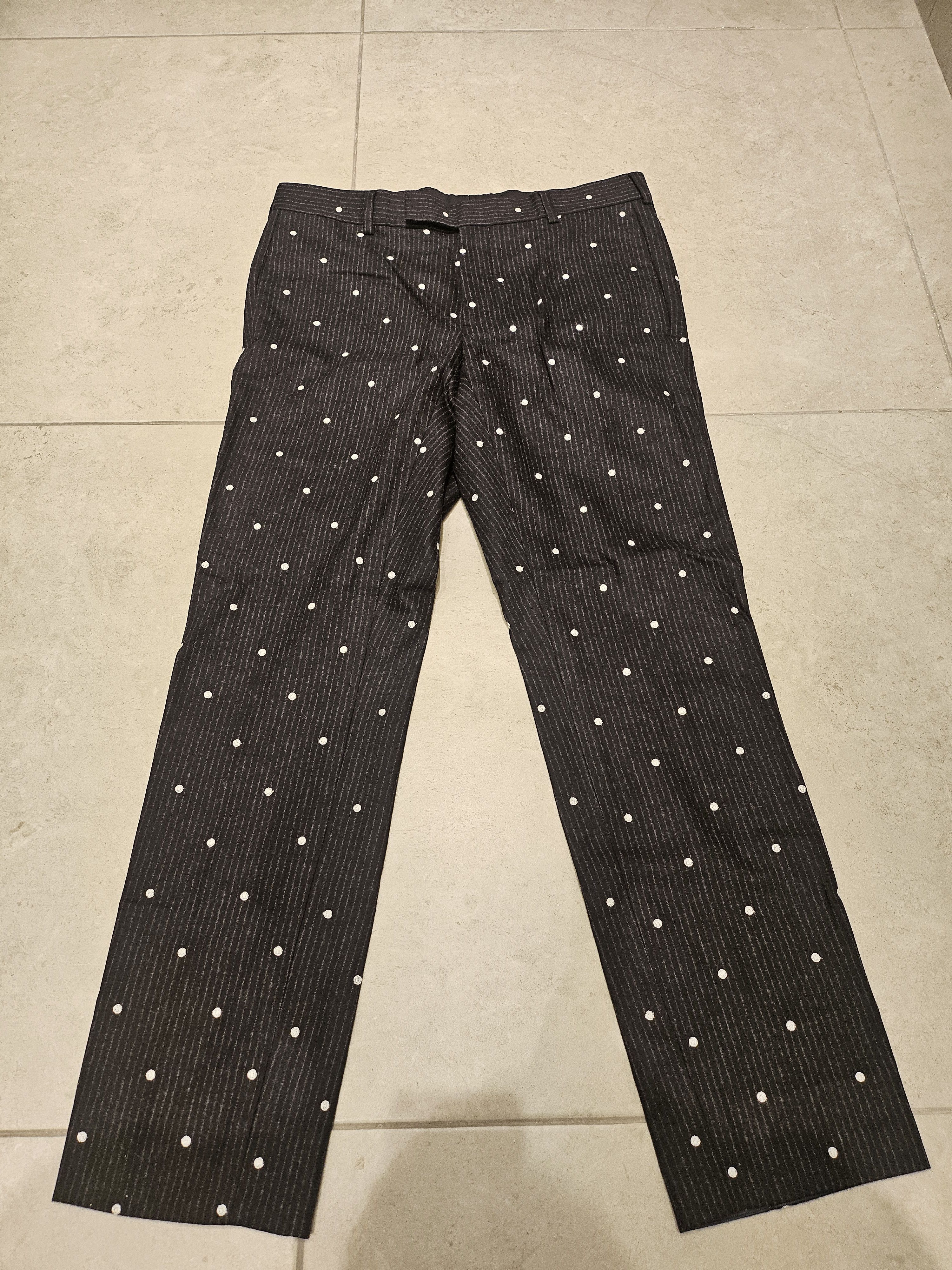 Dior Dior Homme Polka Dot trousers AW14 Size 46R - 2 Thumbnail