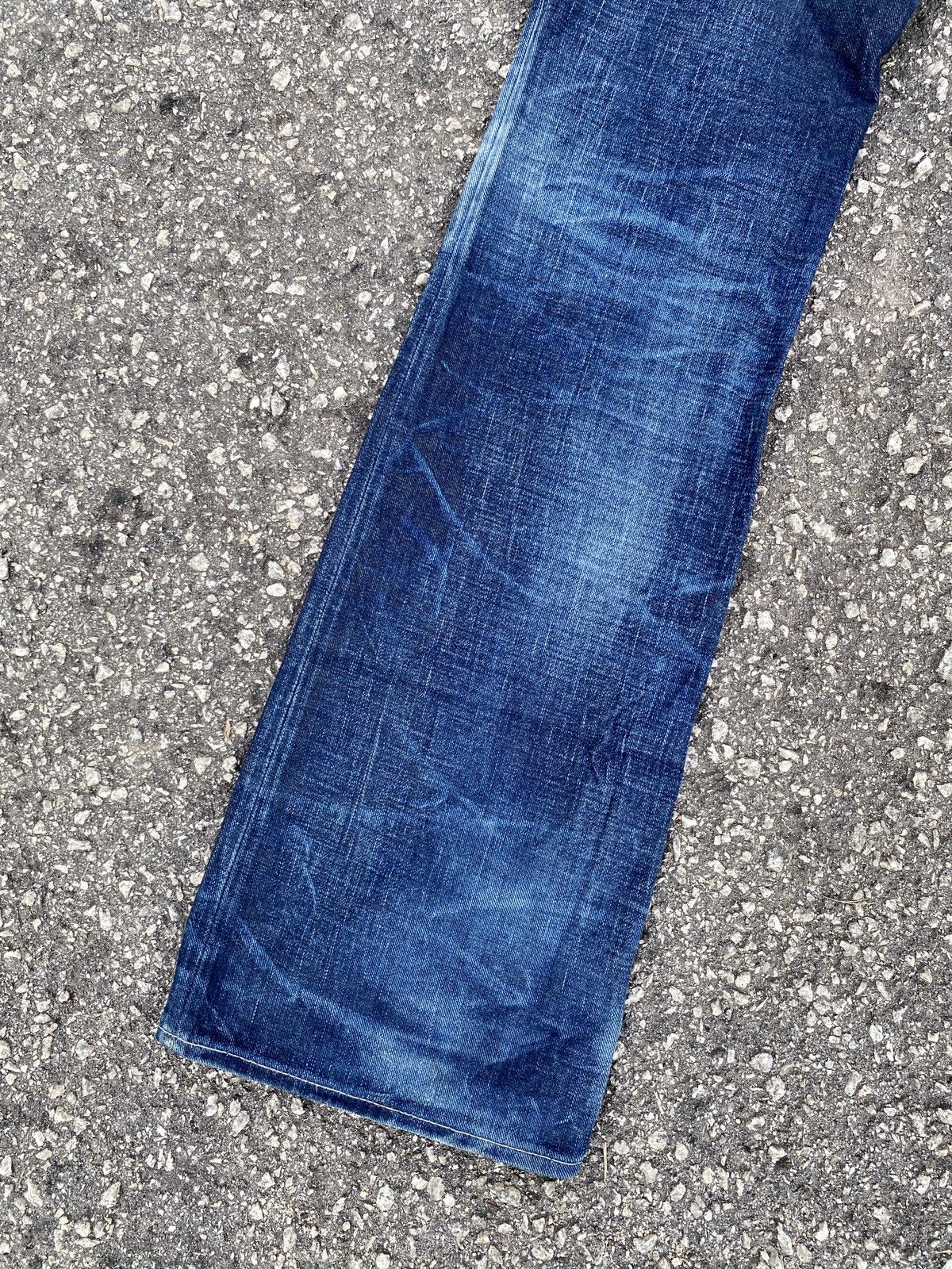 If Six Was Nine × Japanese Brand × Tornado Mart Delay By Ufin & Sons Blue Washed Flare Denim Size US 32 / EU 48 - 11 Thumbnail