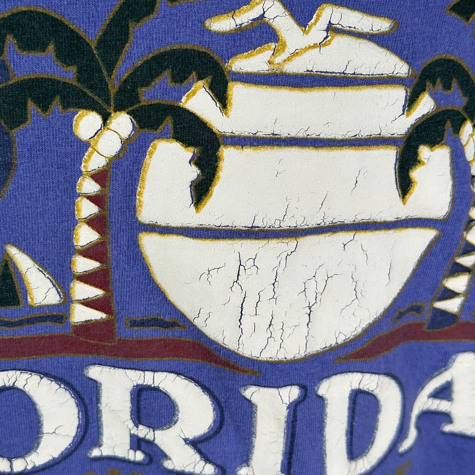 The Unbranded Brand Vintage Florida T-Shirt Mens XL Beach Sun Palm Trees USA 90s Size US XL / EU 56 / 4 - 10 Thumbnail