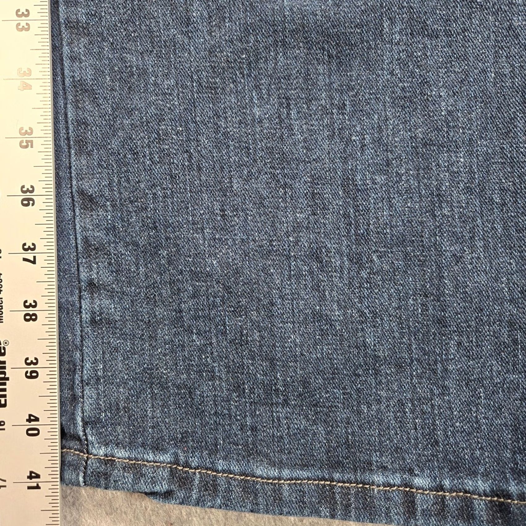 Lee Lee Regular Fit Straight Leg Jeans Mens 42x30 Blue Medium Wash Stretch Denim Size US 42 / EU 58 - 3 Thumbnail