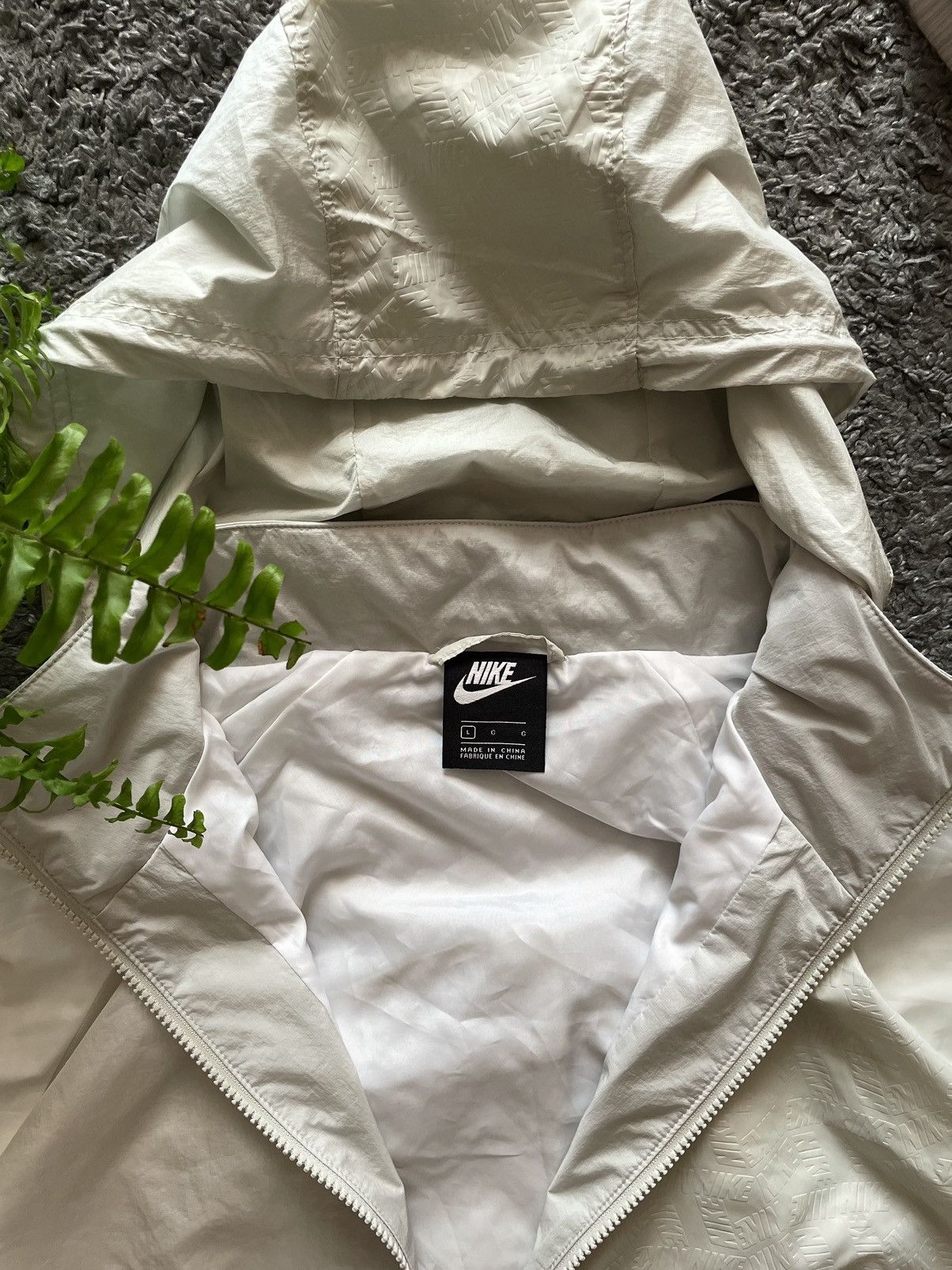 Nike × Vintage Nike Anorak Light Jacket Streetwear Oversize Big Logo Rare Size US L / EU 52-54 / 3 - 21 Thumbnail