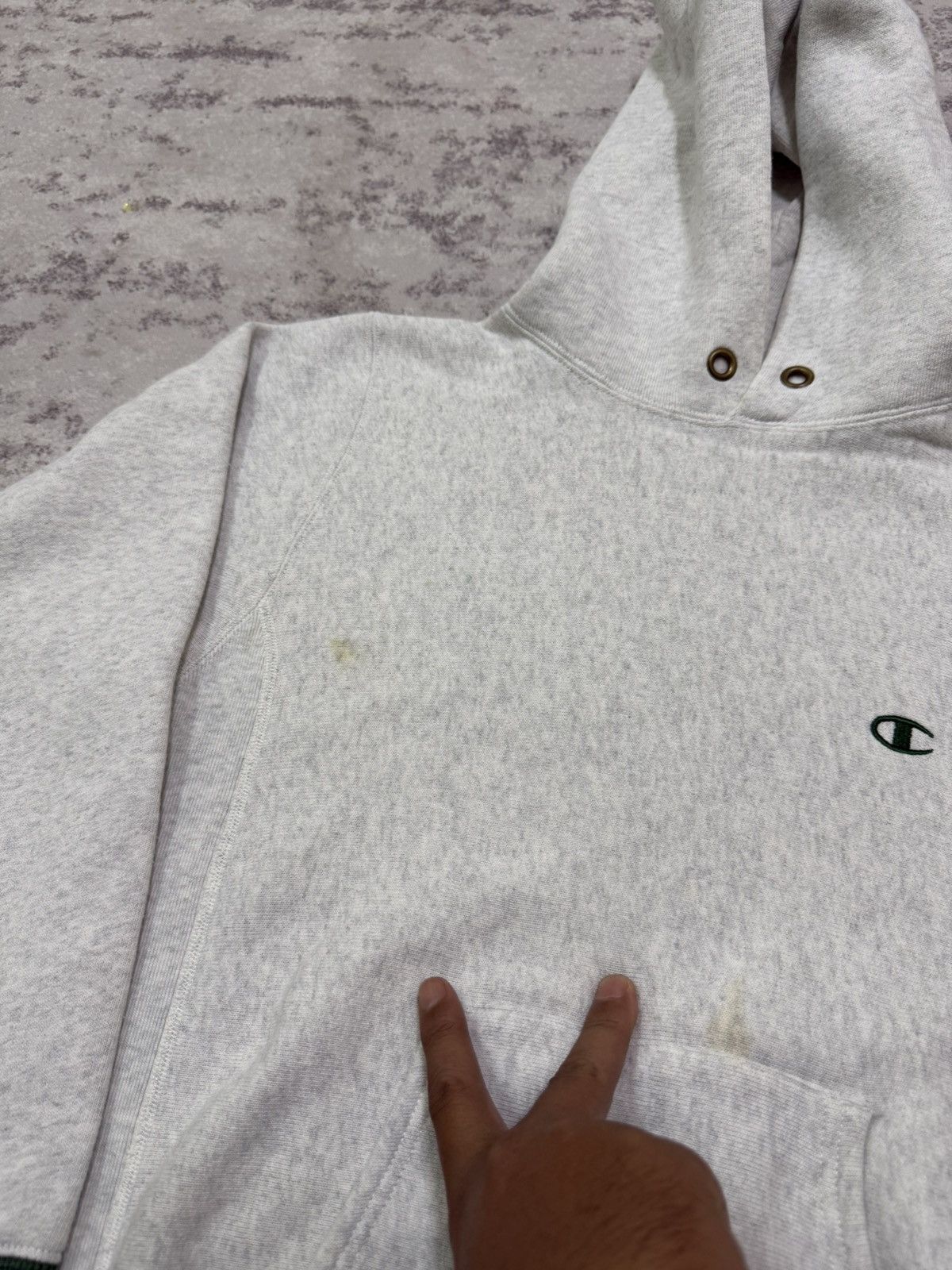 Champion Champion Reverse Weave Warmup Pullover Sweater Hoodie Size US XS / EU 42 / 0 - 4 Thumbnail