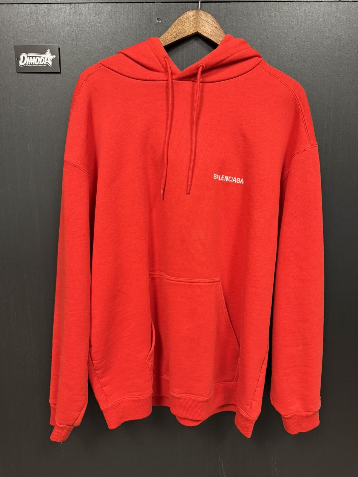 Balenciaga Balenciaga Red Hoodie Size US M / EU 48-50 / 2 - 1 Thumbnail