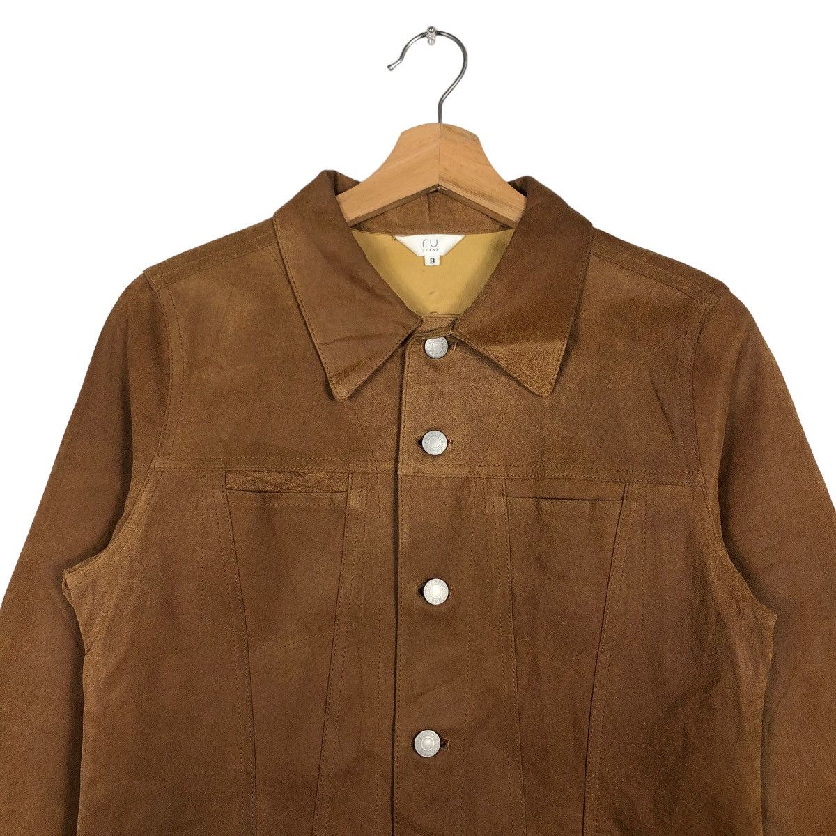 Japanese Brand 🔥Vintage Soft Leather Jacket Cropped RU Japan Issey Miyake Size US M / EU 48-50 / 2 - 3 Thumbnail
