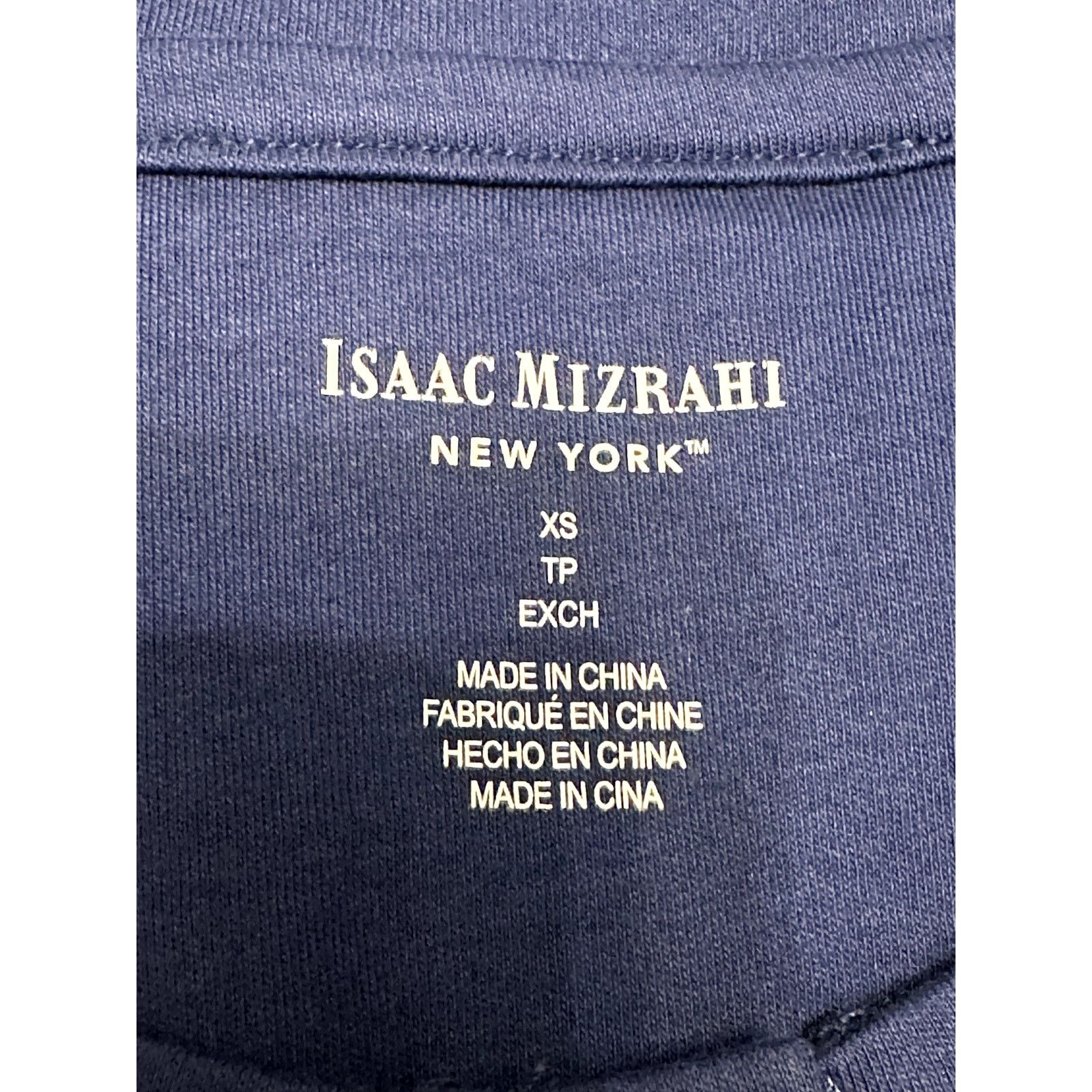 Isaac Mizrahi Isaac Mizrahi Henley T-Shirt Long Sleeve Blue Women's XS NWT Size XS / US 0-2 / IT 36-38 - 8 Thumbnail
